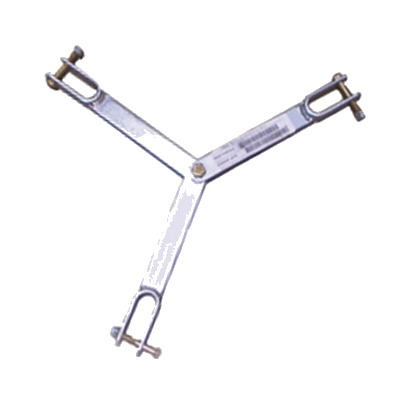 Brida para sujeción de retenida compatible con tramos STZ35G, Galvanizado por Inmersión en Caliente.