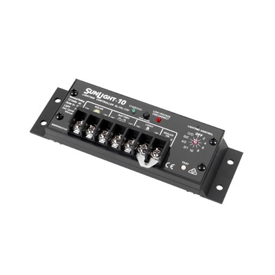 Controlador de Carga Solar SunSaver PWM 20 A / 24 VCC / Encapsulado Epóxico / Clase 1 Div 2 / Compensación de Temperatura
