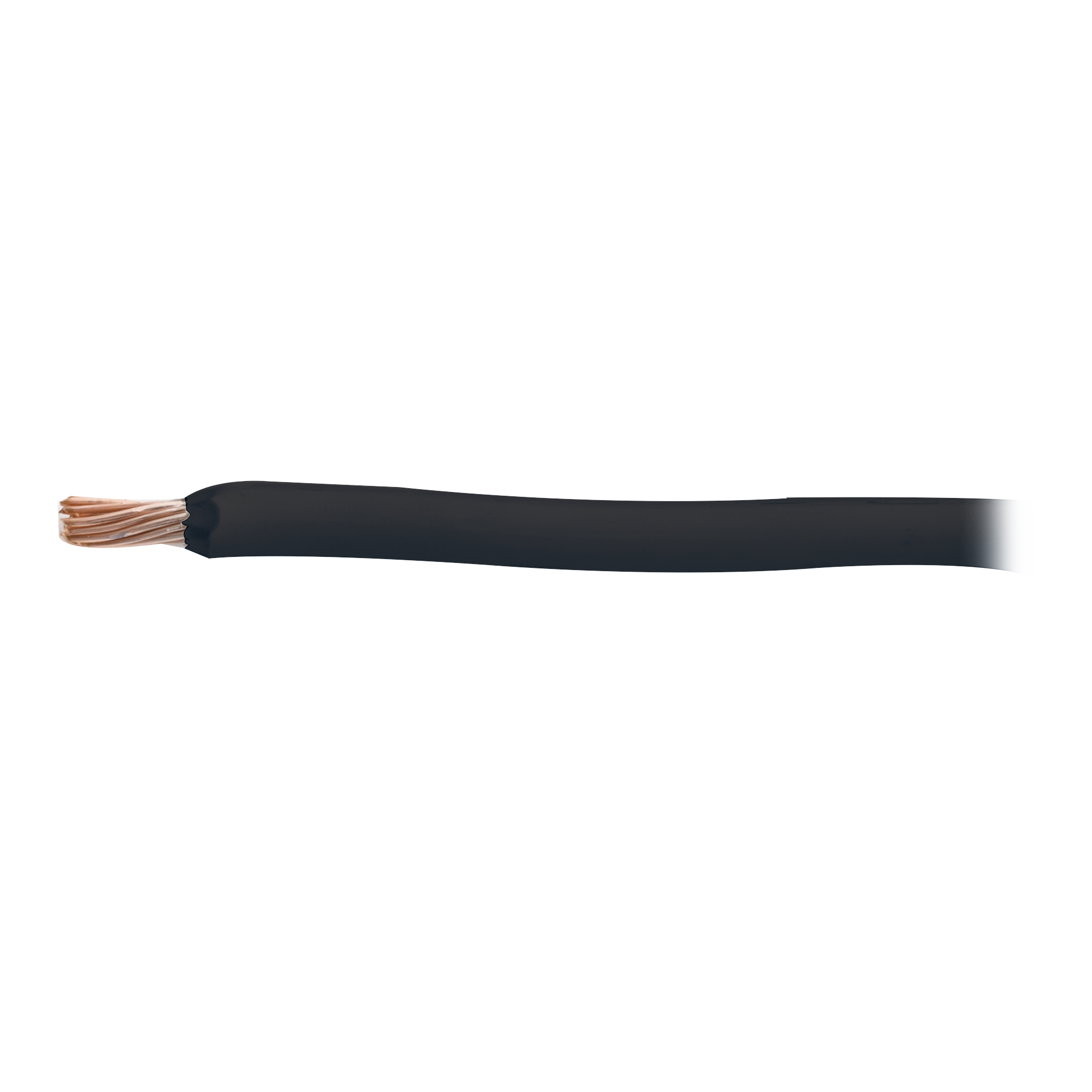 Cable Eléctrico 18 AWG Color Negro, Conductor de Cobre Suave Cableado. Aislamiento de PVC, Auto-Extinguible. Bobina de 100 Metros (328.08 Pies)