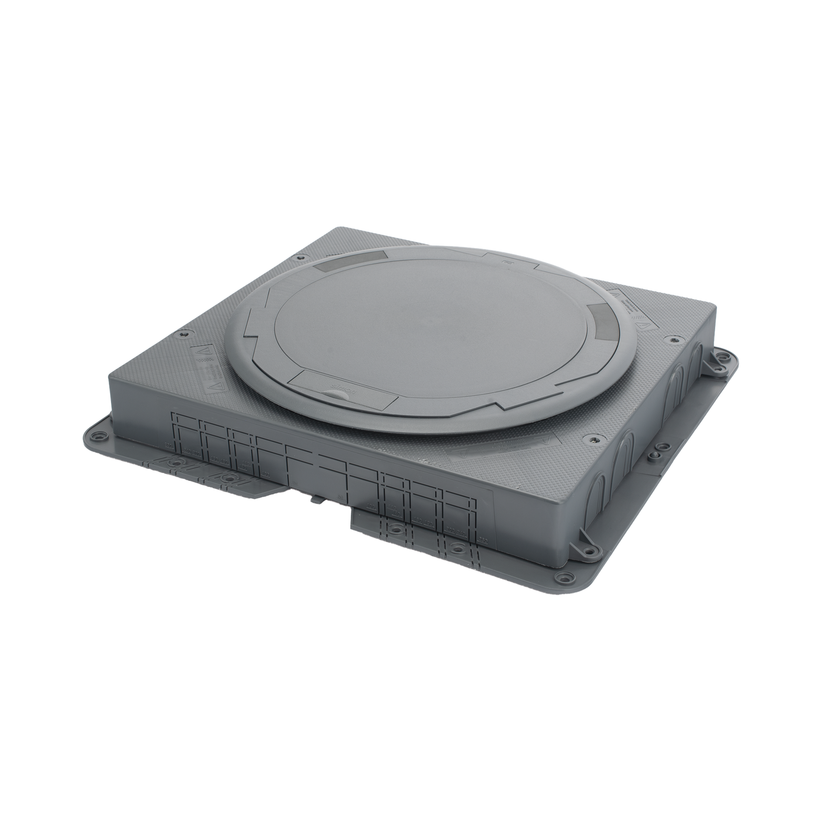 Caja de Profundidad Reducida Incluye la Cubeta de Instalación para Concreto