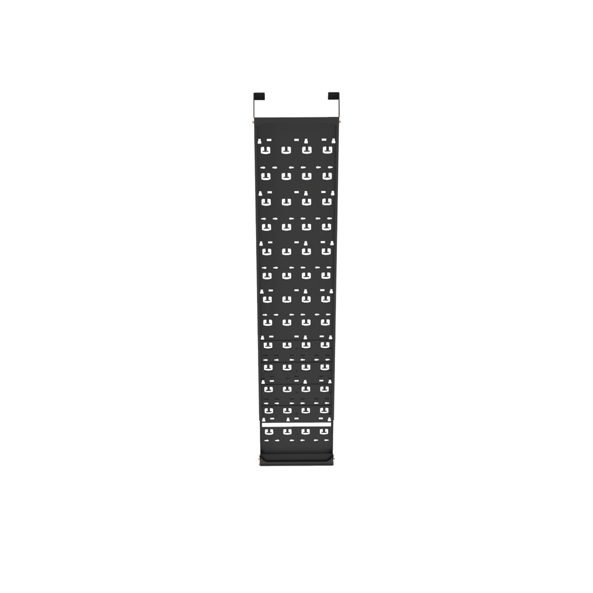 Soporte Vertical de Administración de Cables, Para Gabinetes Tipo S o Tipo N de 42 a 52 UR, Color Negro