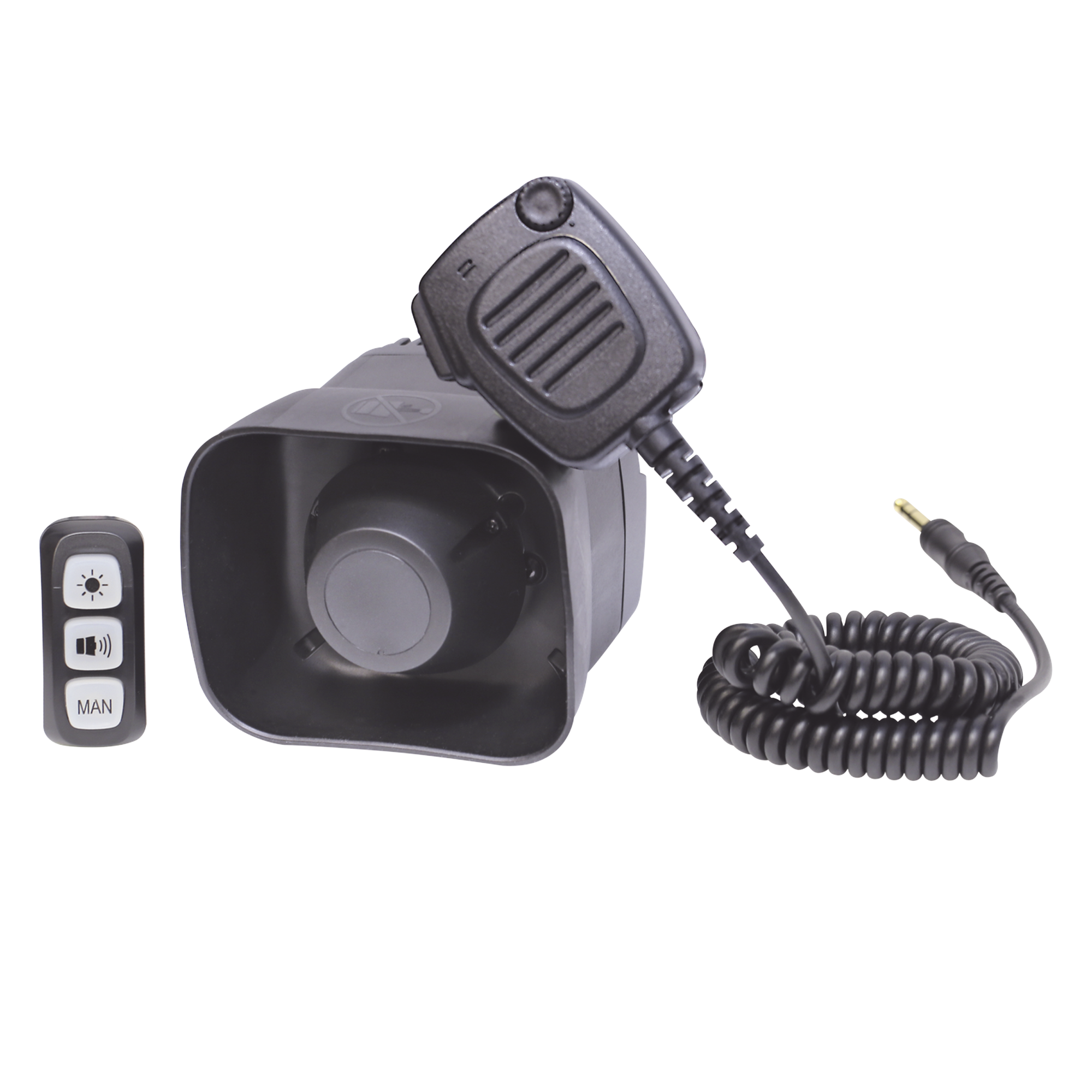 Sirena/Bocina Para Motocicleta de 30 Watts, Incluye Controlador y Microfono
