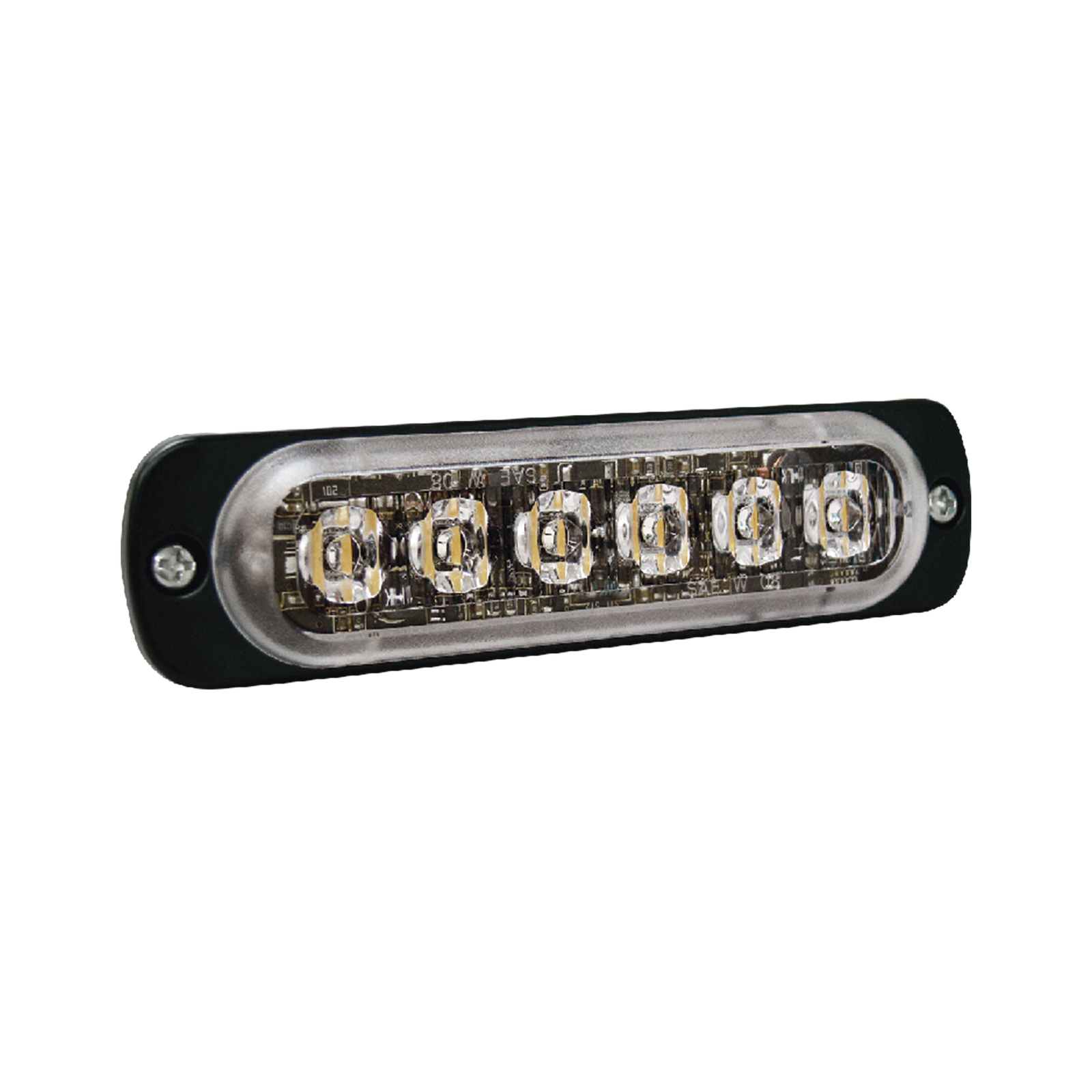 Luz Auxiliar de 6 LED, Azul, Lente Transparente, SAE