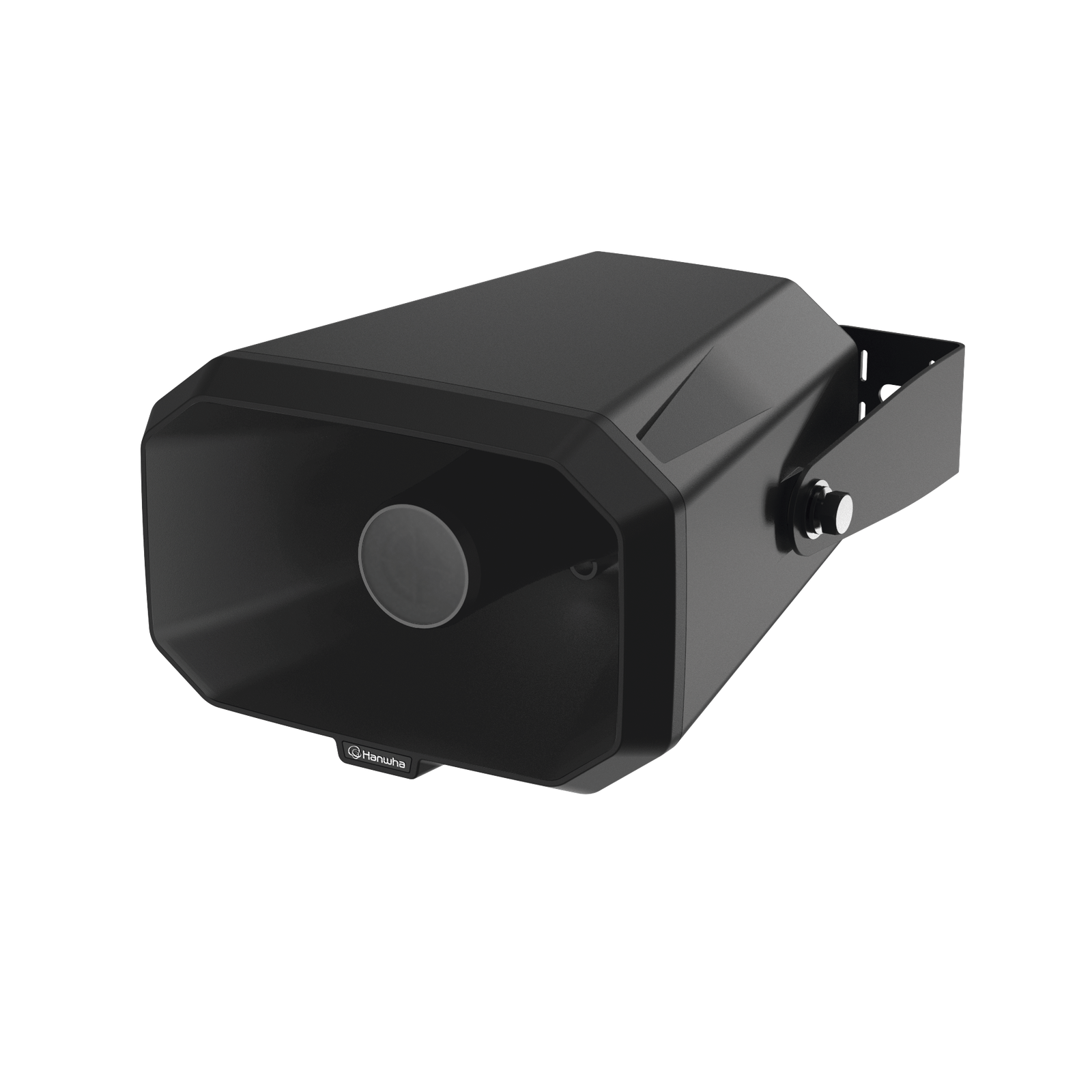 Altavoz IP Tipo Corneta / 10W / PoE+ / E/S de Alarma / Para integración con sistema Hanwha / IP66 / SIP, IPv4, HTTP, DNS, NTP, TCP, UDP, ARP.
