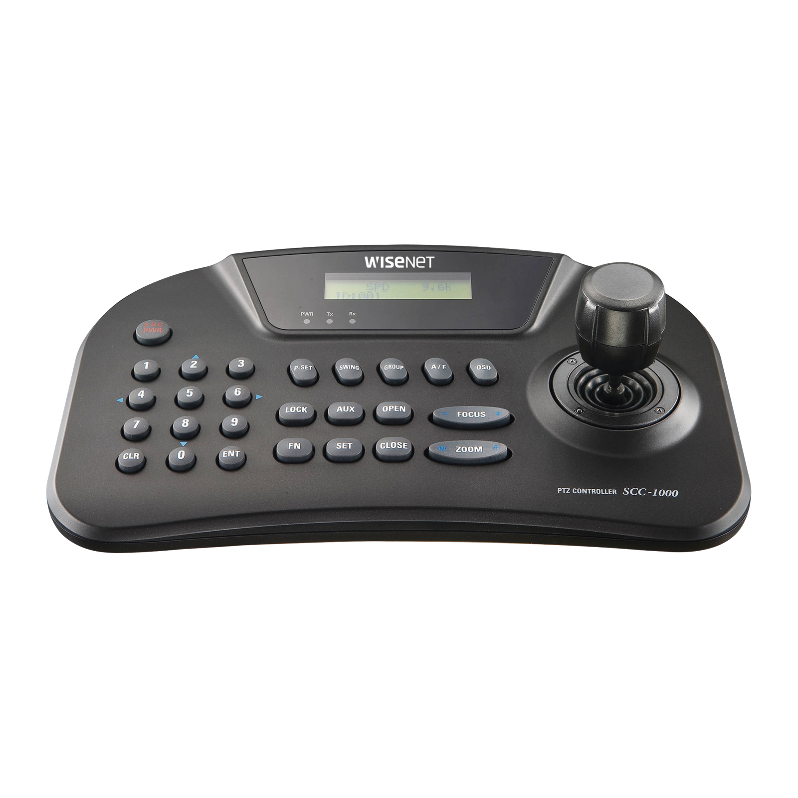 Controlador PTZ RS-485 de hasta 255 domos, joystick de 3 ejes