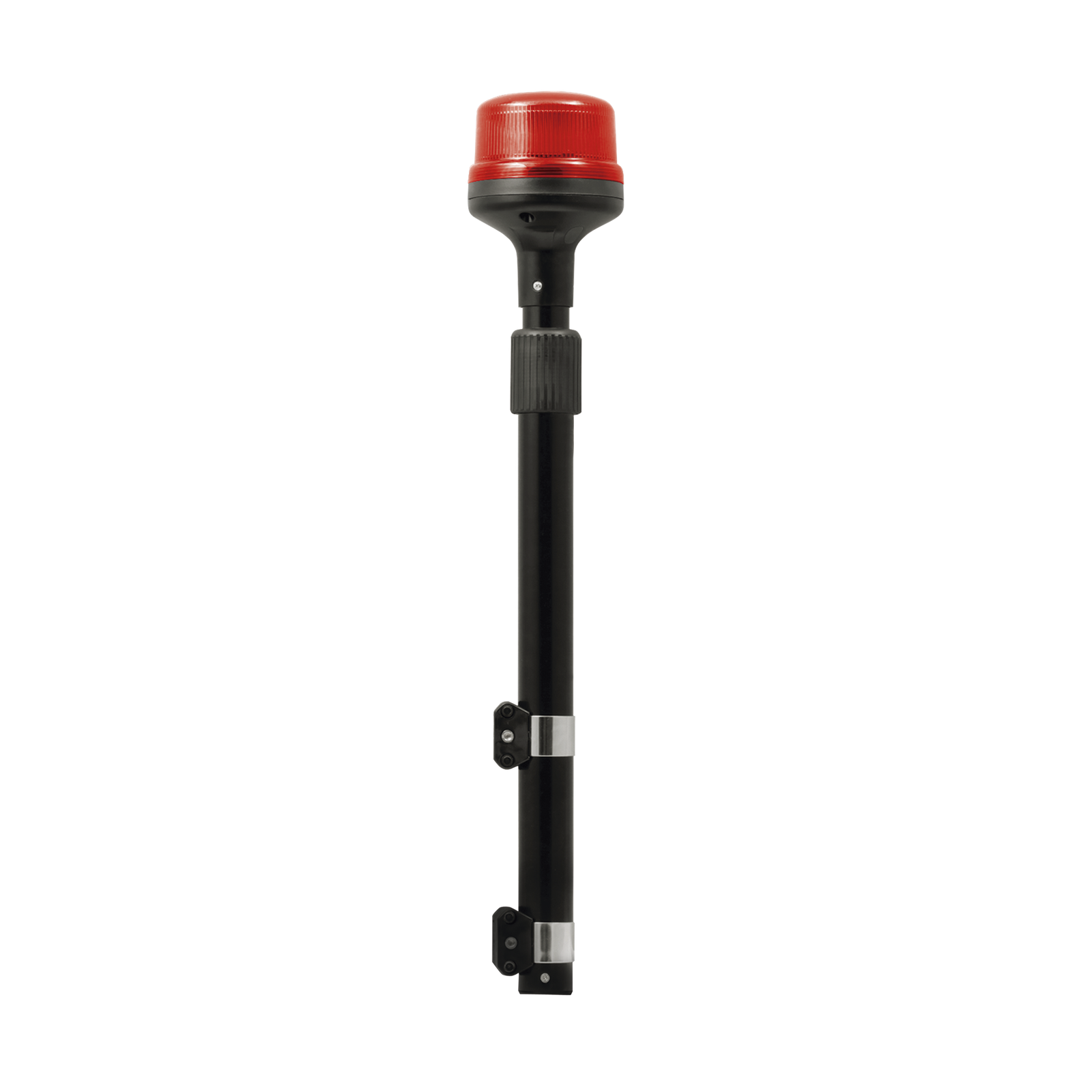 Luz Telescopica para Motocicletas de 8 LED, Rojo, Lente Rojo, SAE