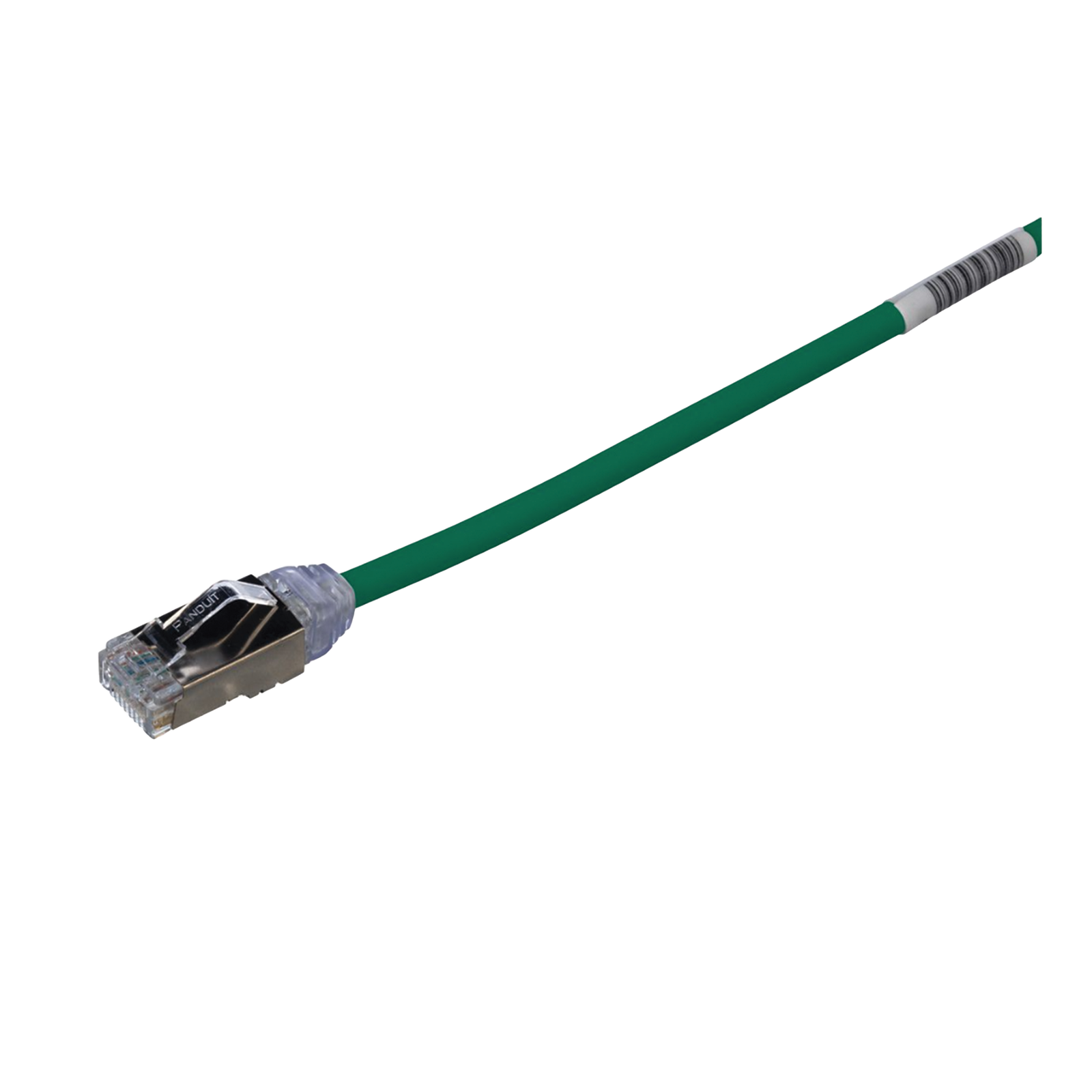 Patch Cord Cat6A, Diametro Reducido 28 AWG, Blindado S/FTP, CM/LS0H, 20 cm (7.87 Pulgadas), Color Verde