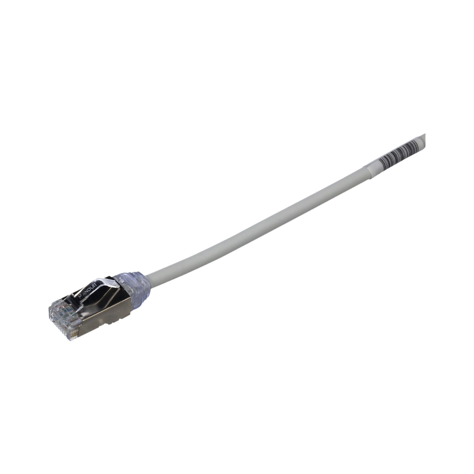 Patch Cord Cat6A, Diámetro Reducido 28 AWG, Blindado S/FTP, CM/LS0H, 3 Metros (9.84 Pies), Color Gris