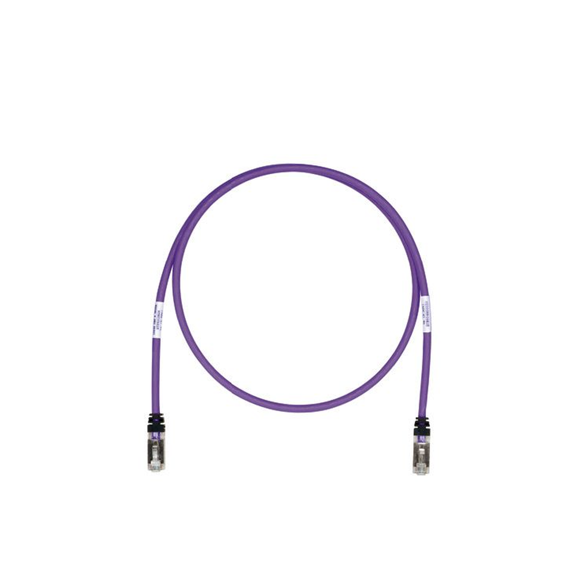 Patch Cord Cat6A, Blindado S/FTP, CM/LS0H, 3.05 Metros (10 Pies), Color Violeta