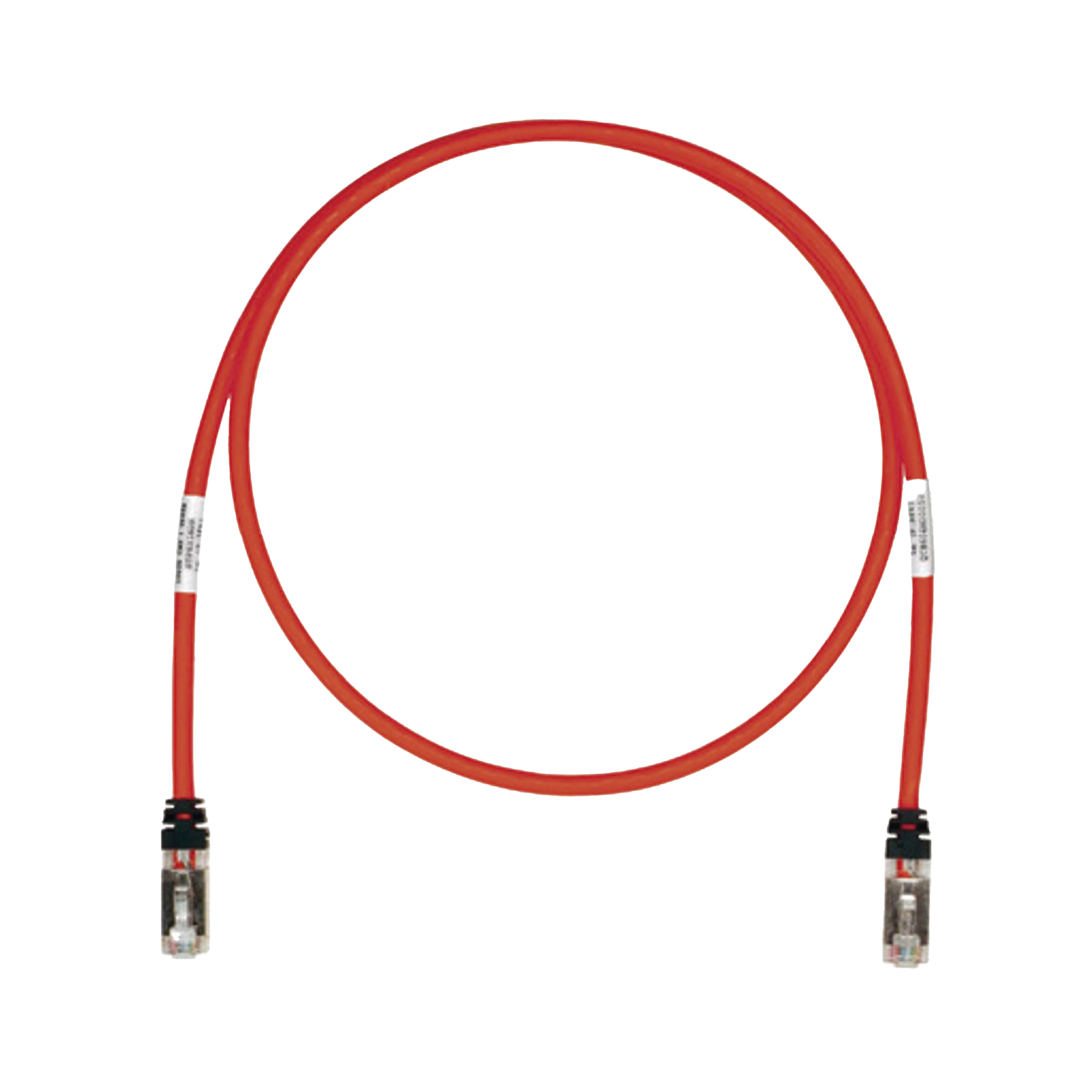 Patch Cord Cat6A, Blindado S/FTP, CM/LS0H, 7.62 Metros (25 Pies), Color Rojo