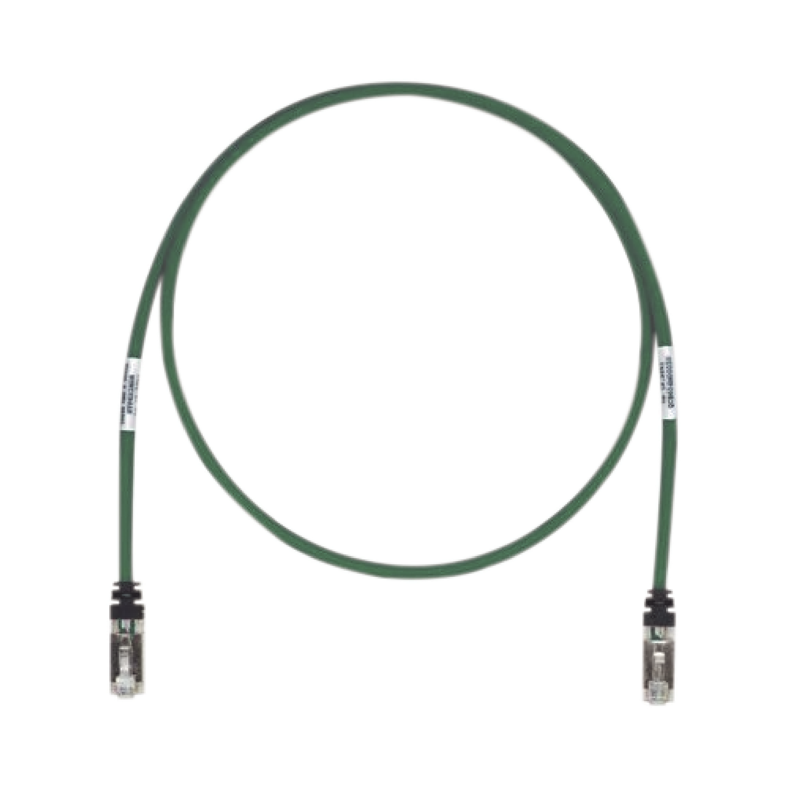 Patch Cord Cat6A, Blindado S/FTP, CM/LS0H, 2.13 Metros (7 Pies), Color Verde