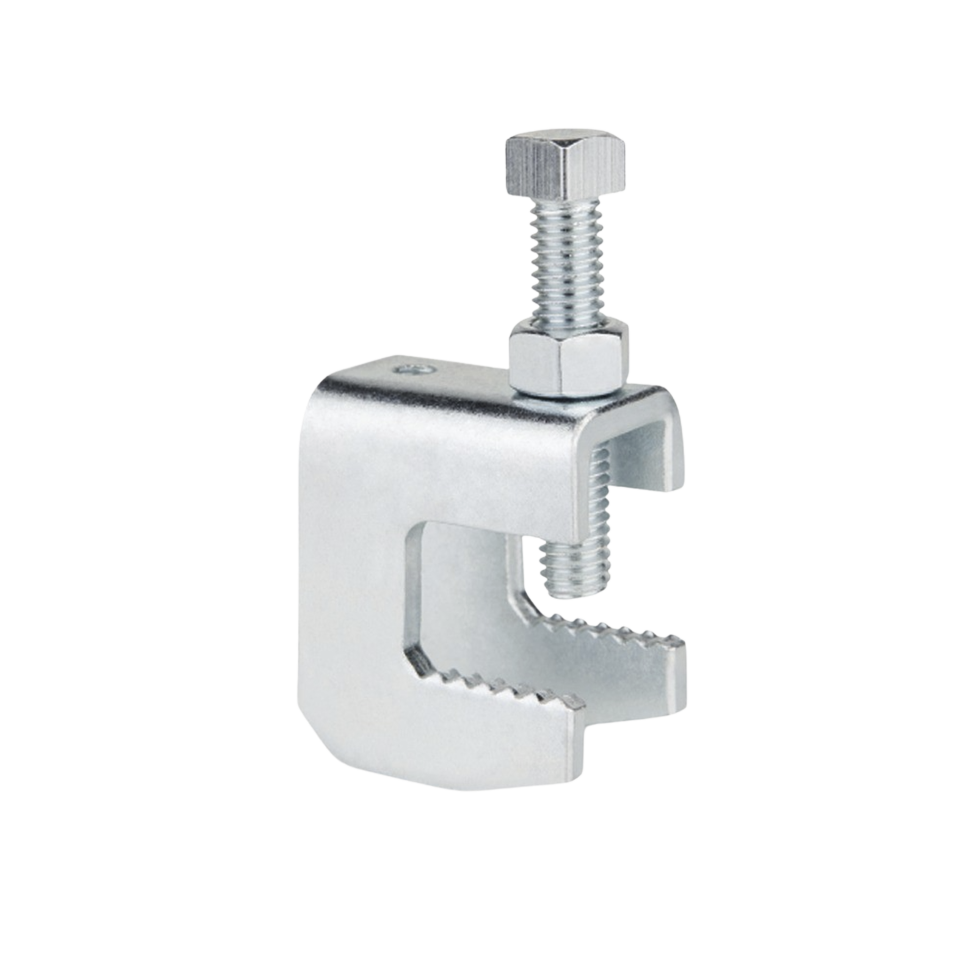 Mordaza de Acero Fija barras de 3/4", para varilla roscada de 3/8".