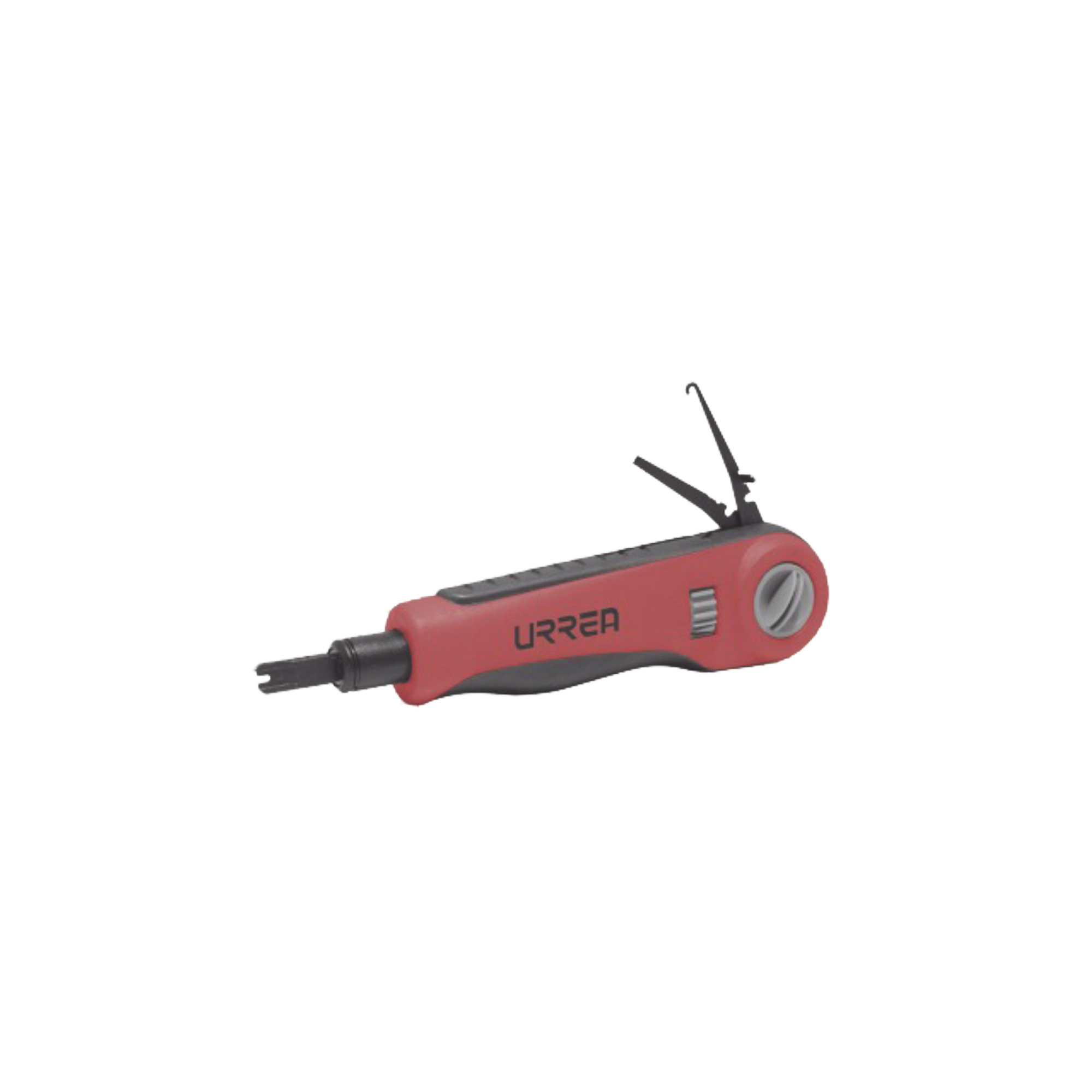 Ponchadora de Impacto con Cuchillas Tipo 66, 88 y 110, incluye gancho y extractor de cable.