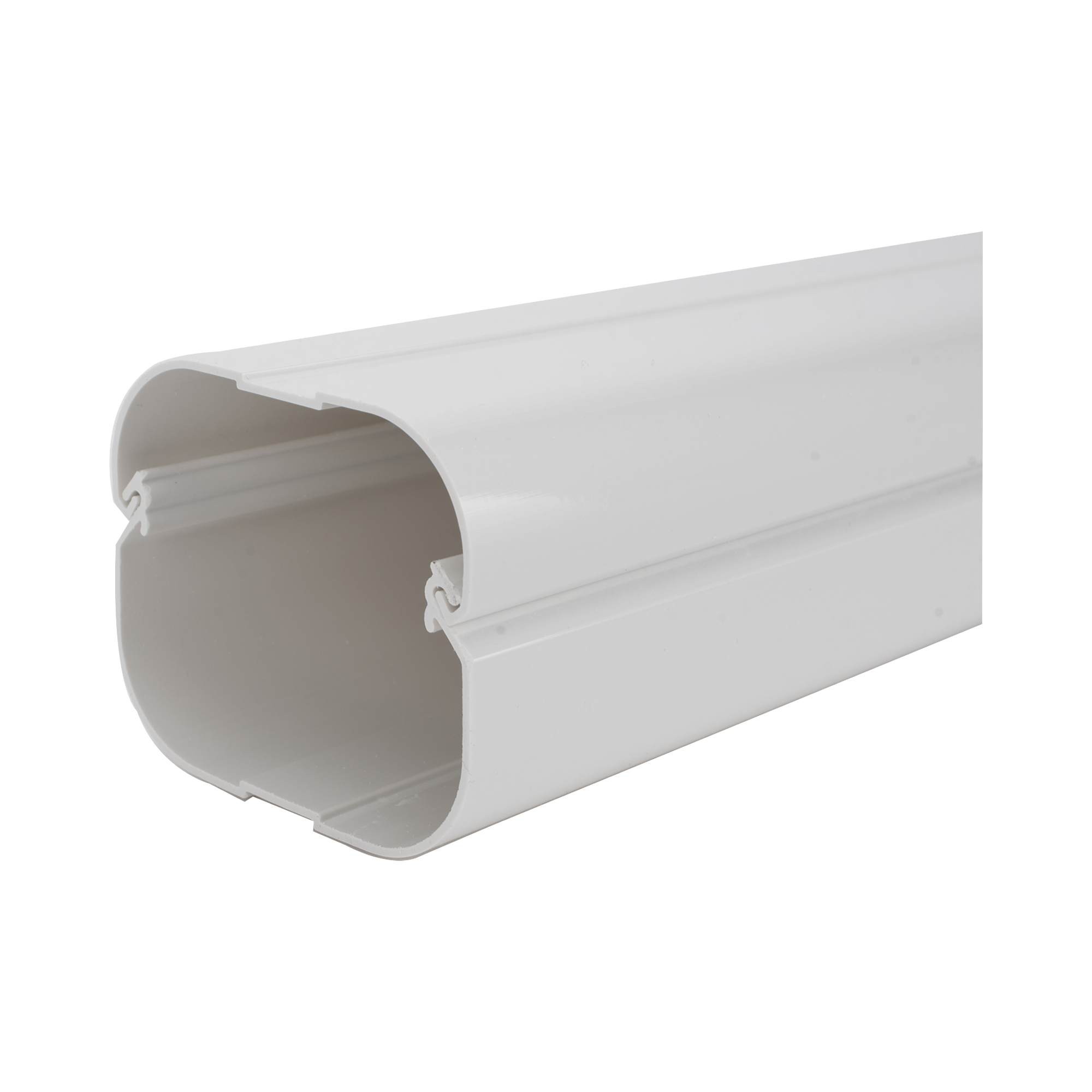 Kit de Canaletas Para la Organización de Tuberías y Cables Eléctricos en Instalaciones de Aire Acondicionado, Uso en Interiores y Exteriores, PVC Rígido, Ideal Para Minisplit, Contenido de Kit (11 Piezas), (3000-00000)