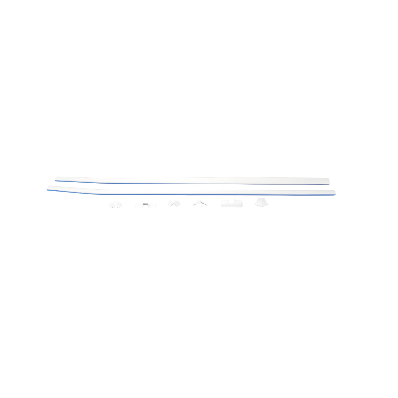 El Kit de Canaleta 90° Sin División Ideal Para Organizar y Ocultar cables en esquinas o en instalaciones con ángulos de 90°., Con Cinta Adhesiva Para una Instalación Más Rápida, (5601-01260)