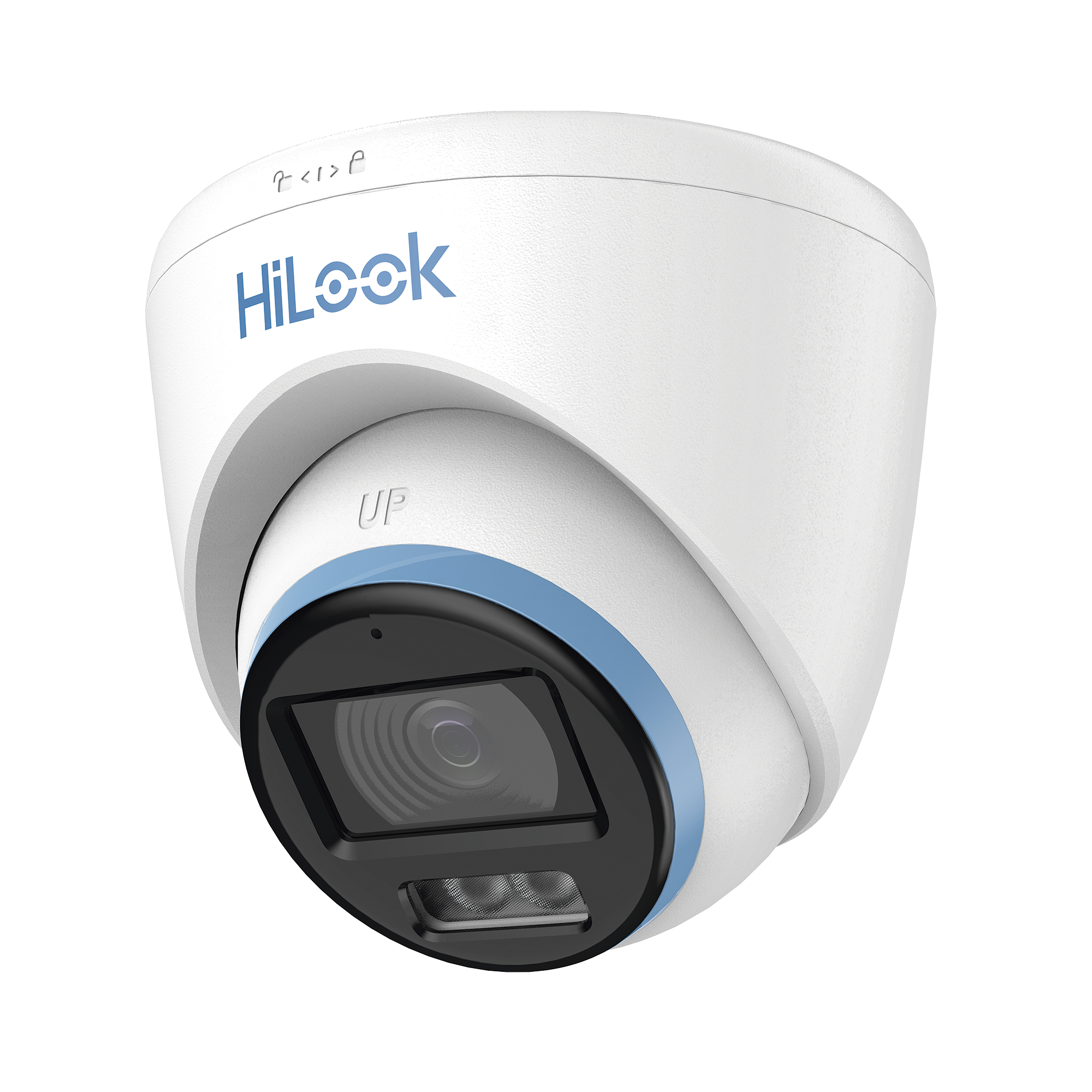 [Dual Light + ColorVu] Turret TurboHD 3K / 5 Megapixel / Lente 3.6 mm / 40 mts IR EXIR + 40 mts Luz Blanca / Micrófono Integrado / Exterior IP67 / dWDR