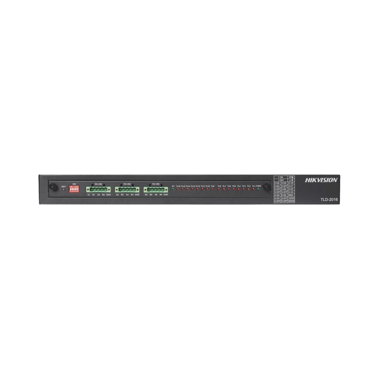 Detector de Luces de Tráfico TLD-2016-6 / 16 Canales / RS485 / Salida DC 5V / SCM para Detección y Comunicación / Protecciones de Voltaje