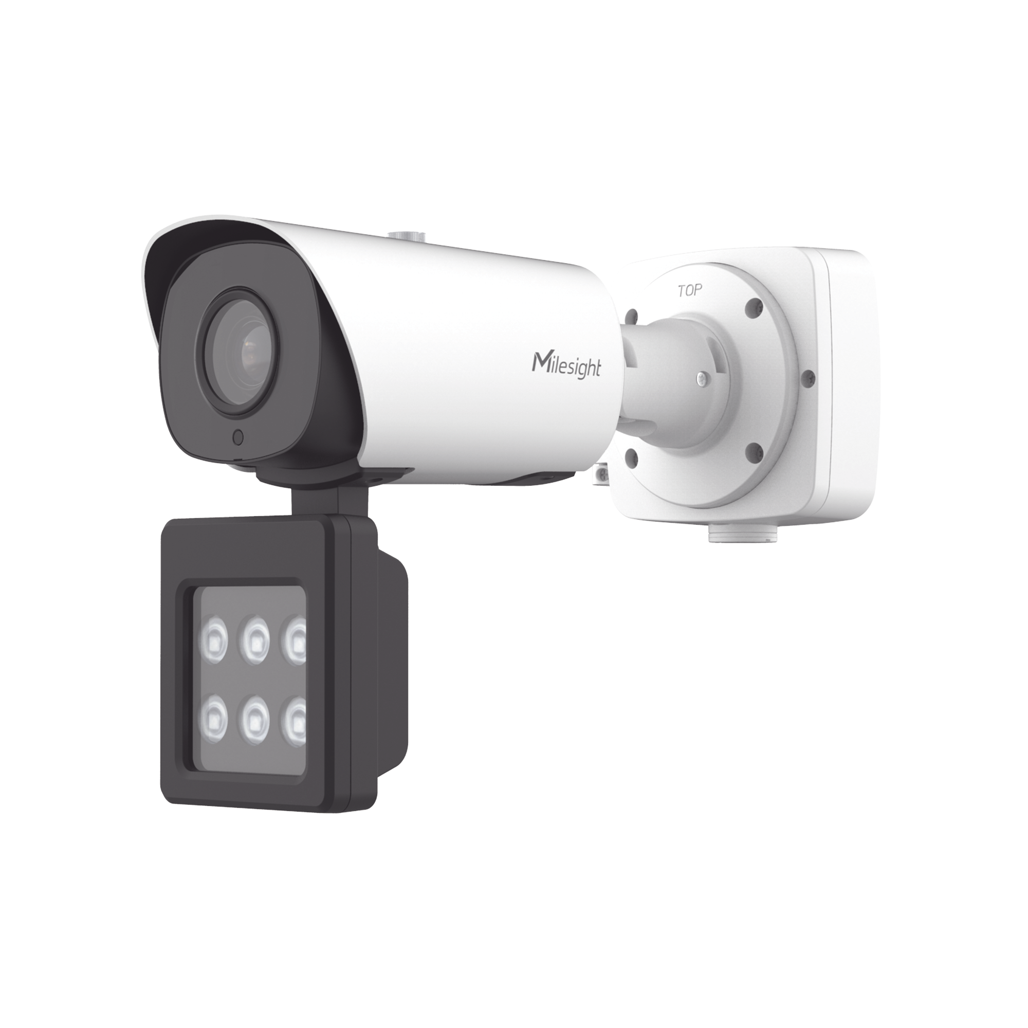 Cámara Bullet Inteligente con IA, Luz Suplementaria y Reconocimiento Vehicular para Monitoreo de Tráfico
