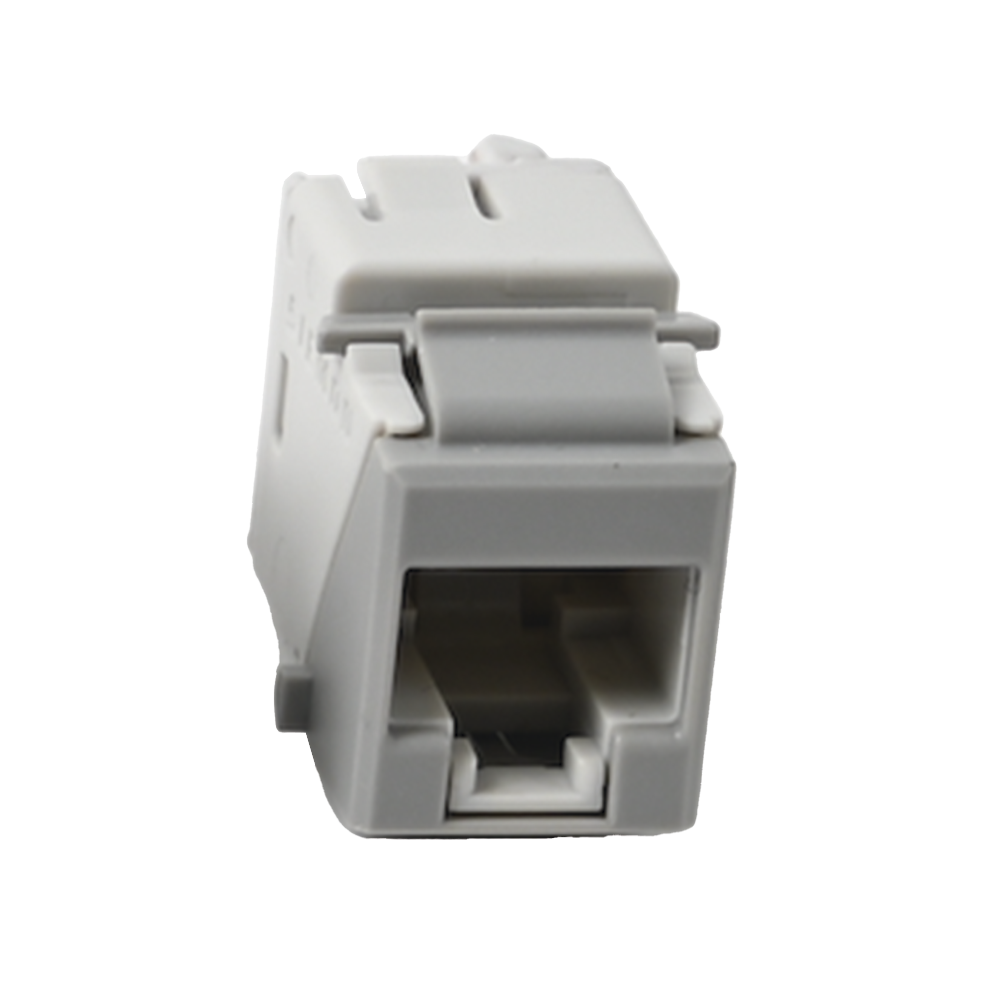 Jack Ultramax Cat6, UTP, Tipo Keystone, Color Gris, Punch Down
