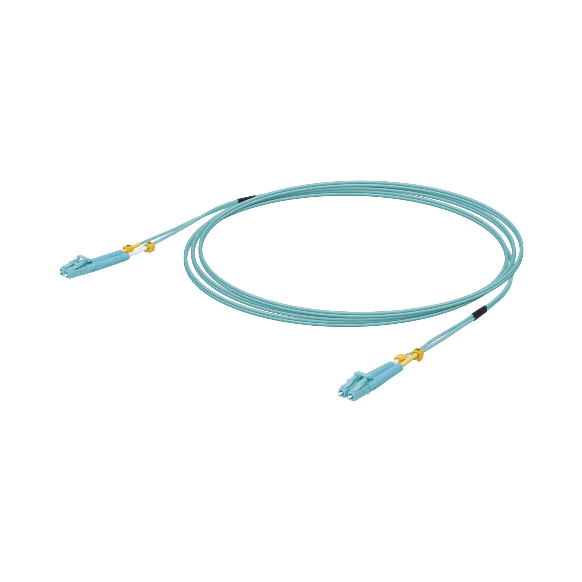 Jumper de Fibra Ã“ptica Multimodo LC-LC Duplex 10 G, 50/125 OM3, Color Aqua, 3 Metros (9.84 Pies)