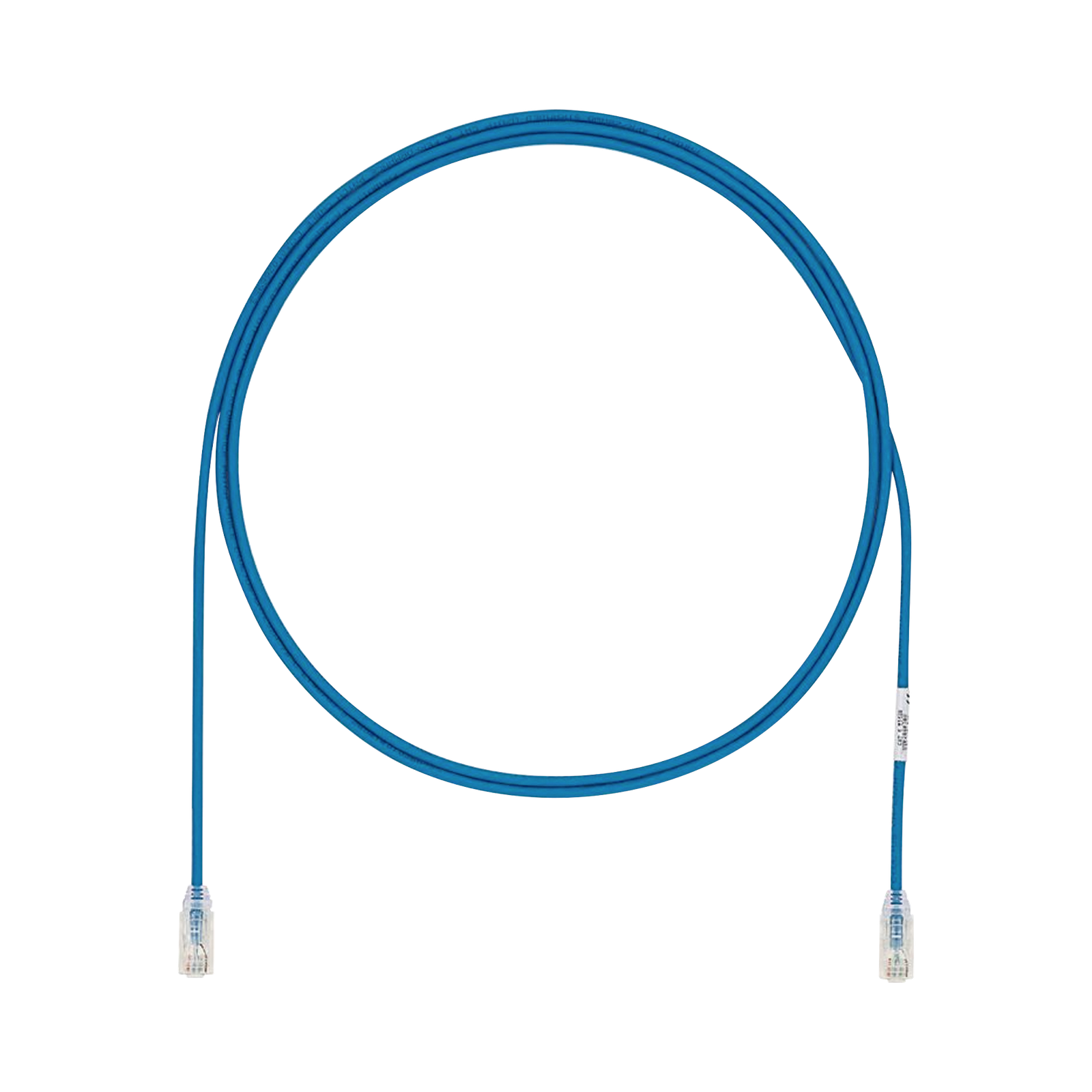 Cable de Parcheo UTP Cat6A, CM/LSZH, Diámetro Reducido (28AWG), Color Azul, 4.57 Metros (15 Pies)