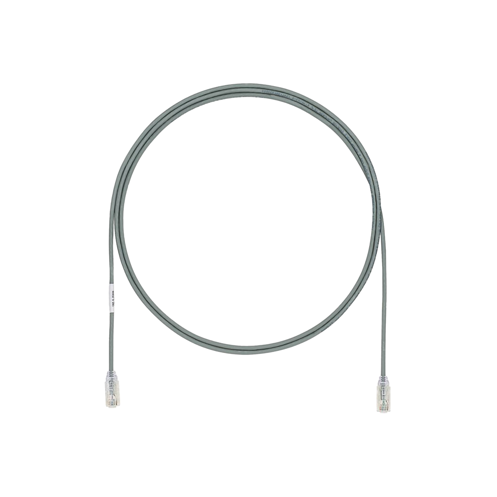 Cable de Parcheo UTP Cat6A, CM/LSZH, Diámetro Reducido (28AWG), Color Verde, 0.3 Metros (1 Pie)