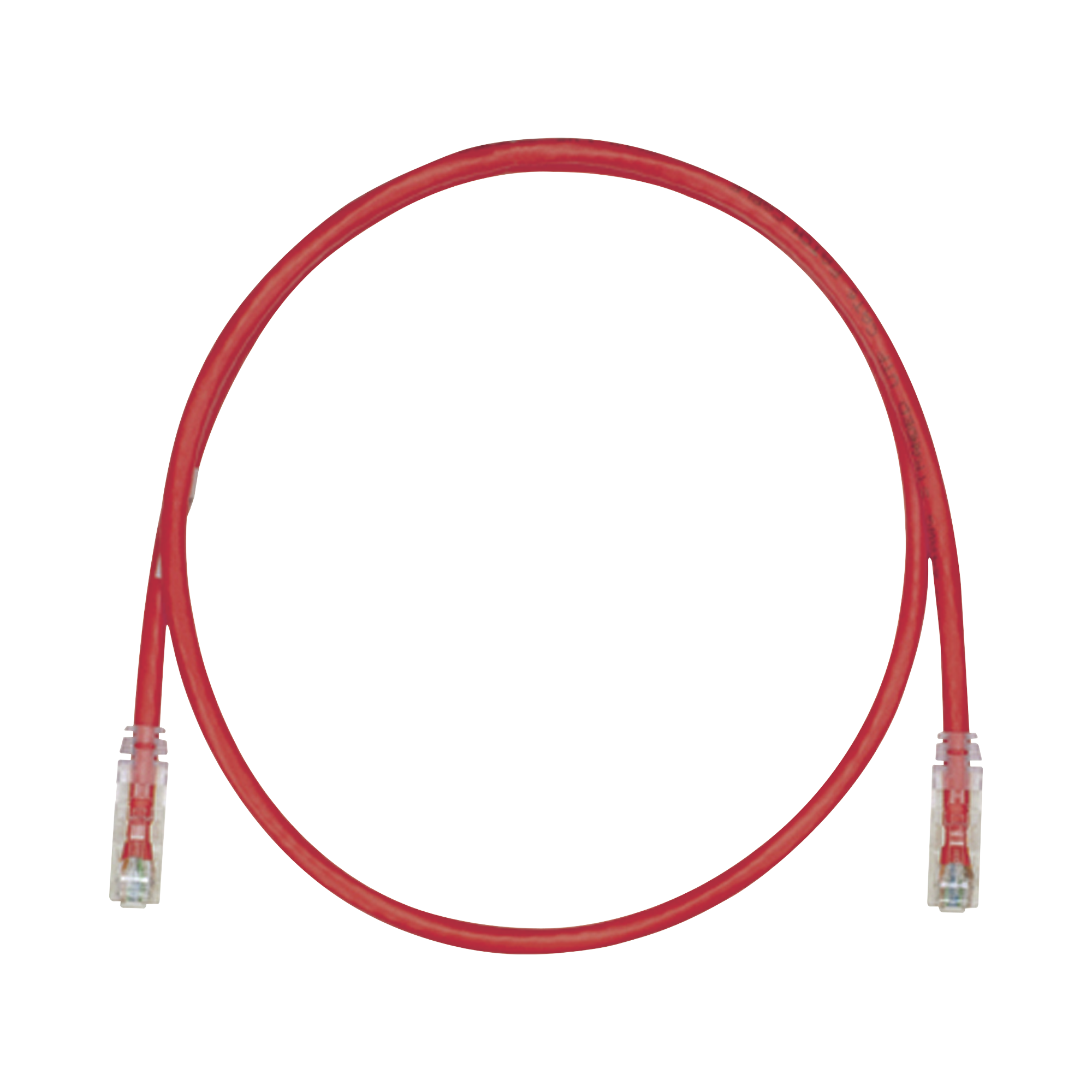 Cable de Parcheo TX6, UTP Cat6, 24 AWG, CM, Color Rojo, 4.57 Metros (15 Pies)