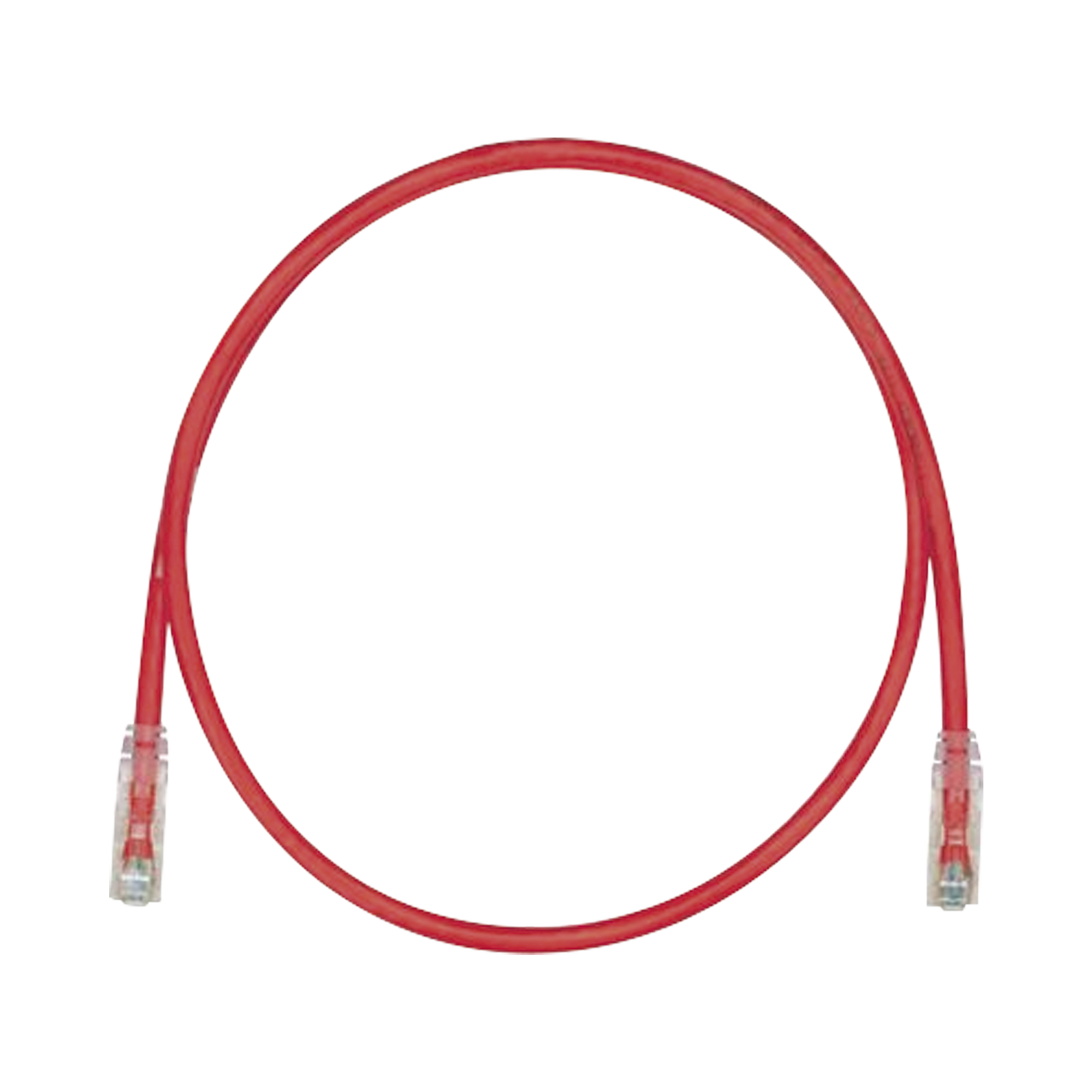 Cable de Parcheo TX6, UTP Cat6, 24 AWG, CM, Color Rojo, 4.88 Metros (16 Pies)