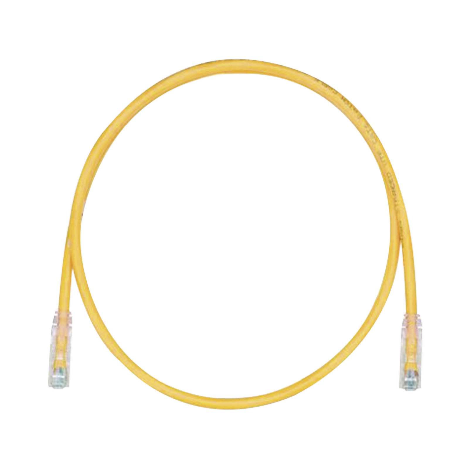 Cable de Parcheo TX6, UTP Cat6, 24 AWG, CM, Color Amarillo, 9.14 Metros (30 Pies)