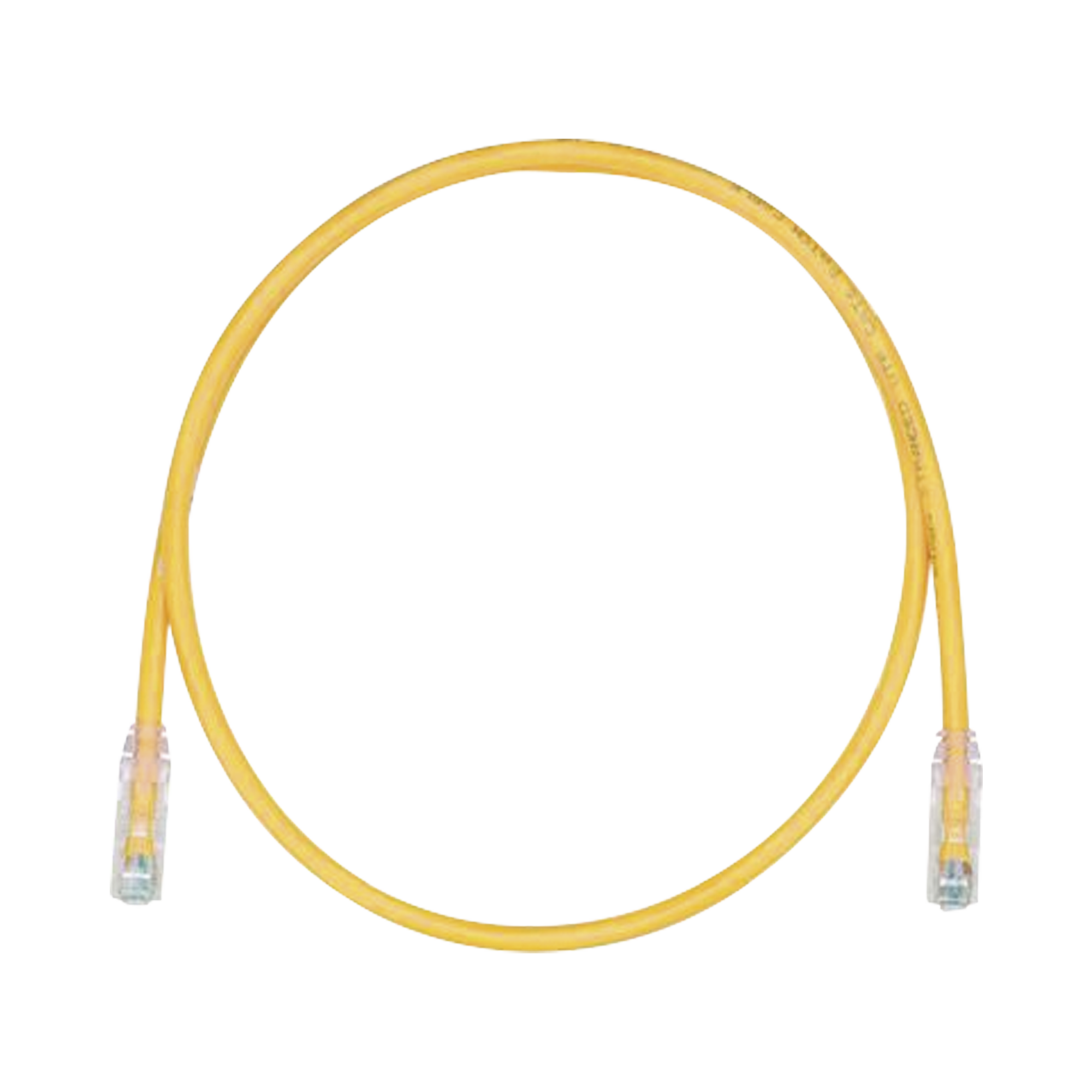 Cable de Parcheo TX6, UTP Cat6, 24 AWG, CM, Color Amarillo, 1.52 Metros (5 Pies)