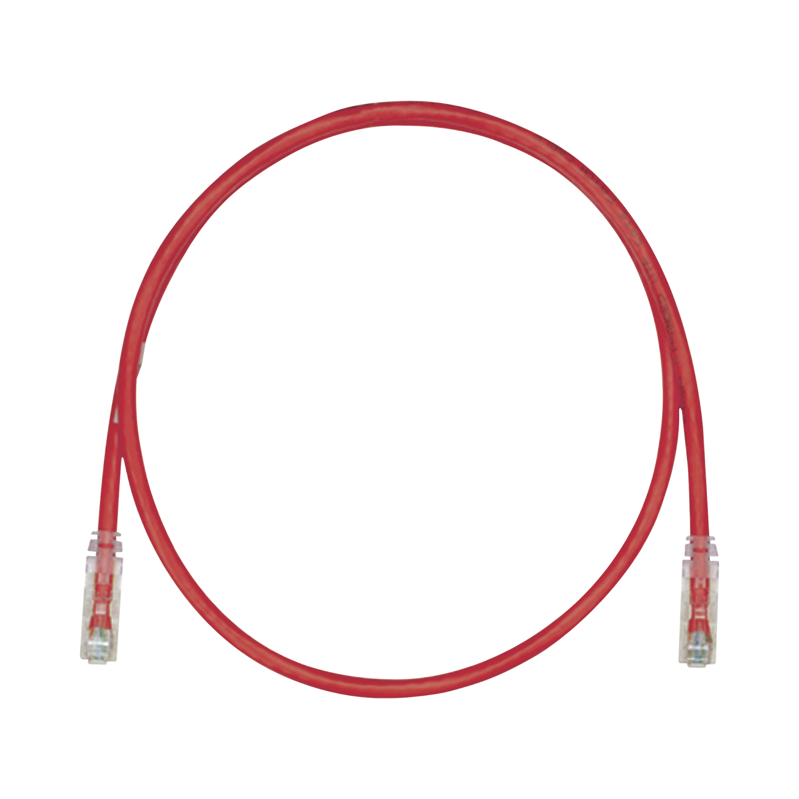 Cable de Parcheo UTP, Cat6A, 24 AWG, CM, Color Rojo, 21.34 Metros (70 Pies)