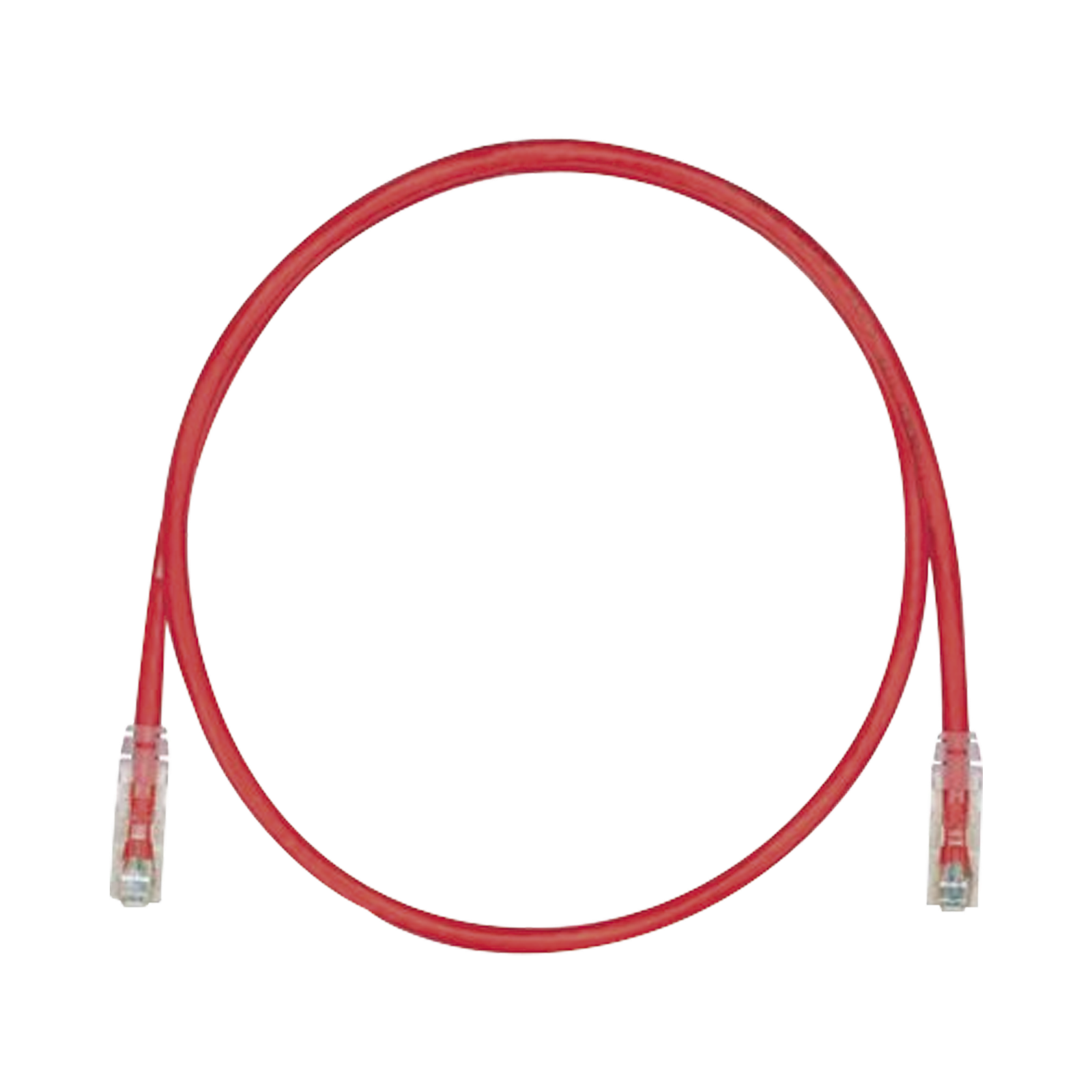 Cable de Parcheo TX6, UTP Cat6, 24 AWG, CM, Color Rojo, 2.13 Metros (7 Pies)