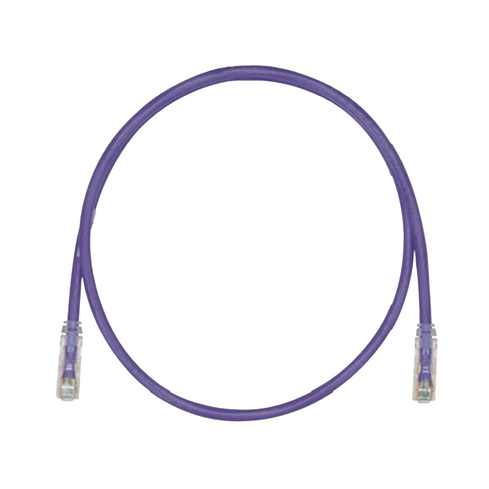 Cable de Parcheo TX6, UTP Cat6, 24 AWG, CM, Color Violeta, 8 Metros (26.25 Pies)