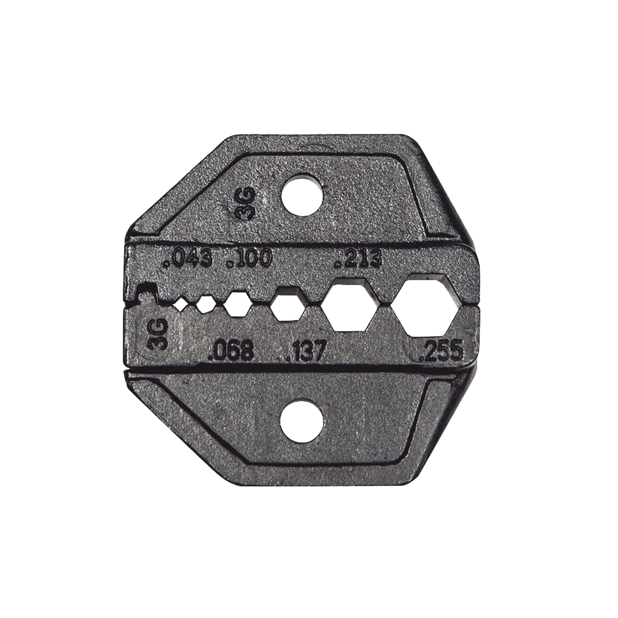 Matriz Ponchadora para RG58, RG59, RG62 y RG174. Compatible con Pinza Ponchadora VDV200-010