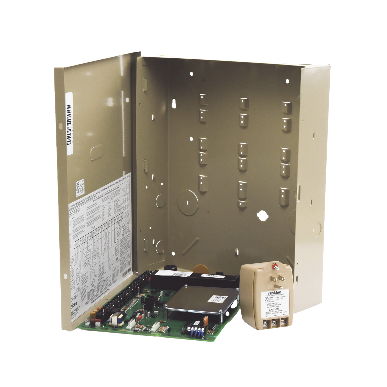Panel de Alarma Hibrido, 8 Particiones, Hasta 128 Zonas, Compatible con AlarmNet y Total Connect