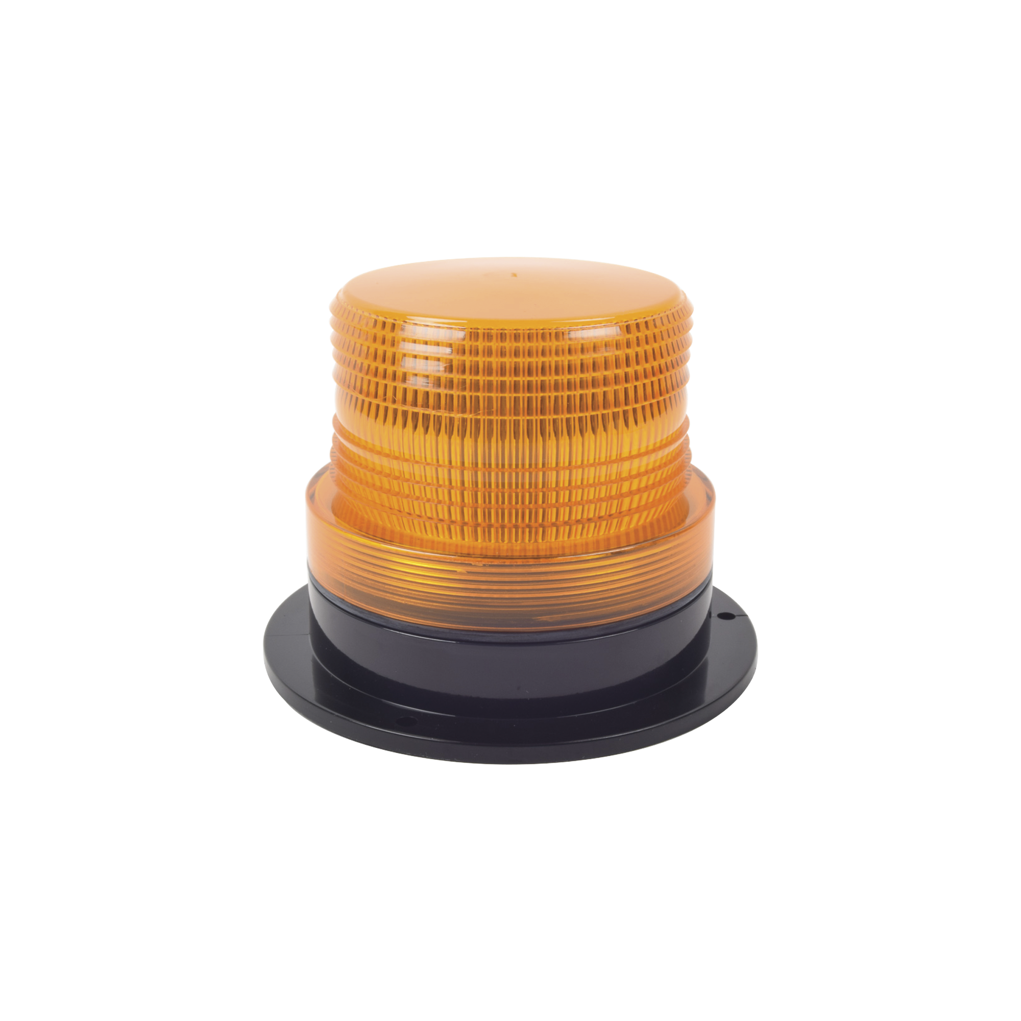 Burbuja brillante  de Larga Vida Útil con 8 LEDs, color ámbar, domo ámbar, 12Vcd