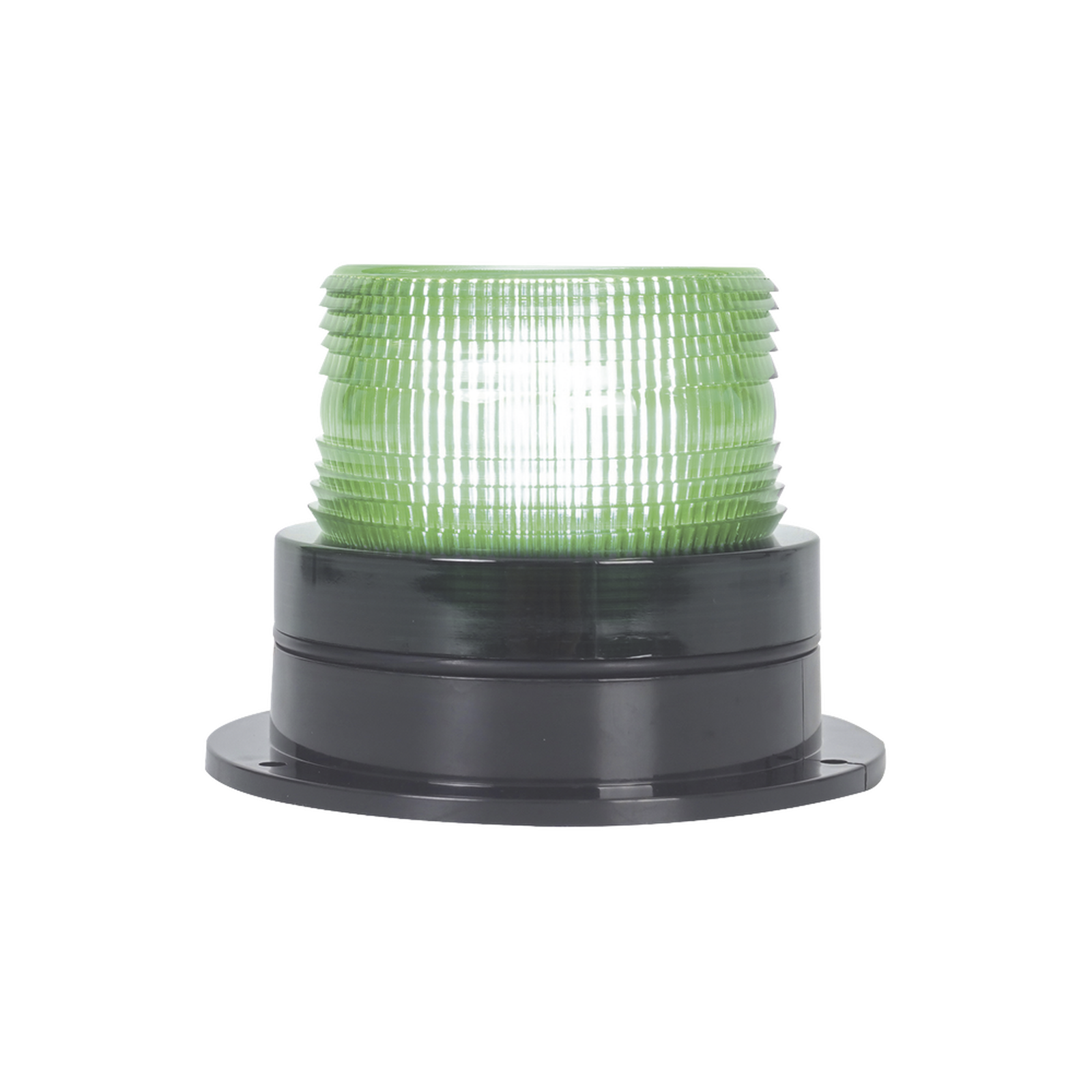 Burbuja Brillante de Larga Vida Útil, con 8 LEDs Color Verde, Domo Verde, 110 Vca
