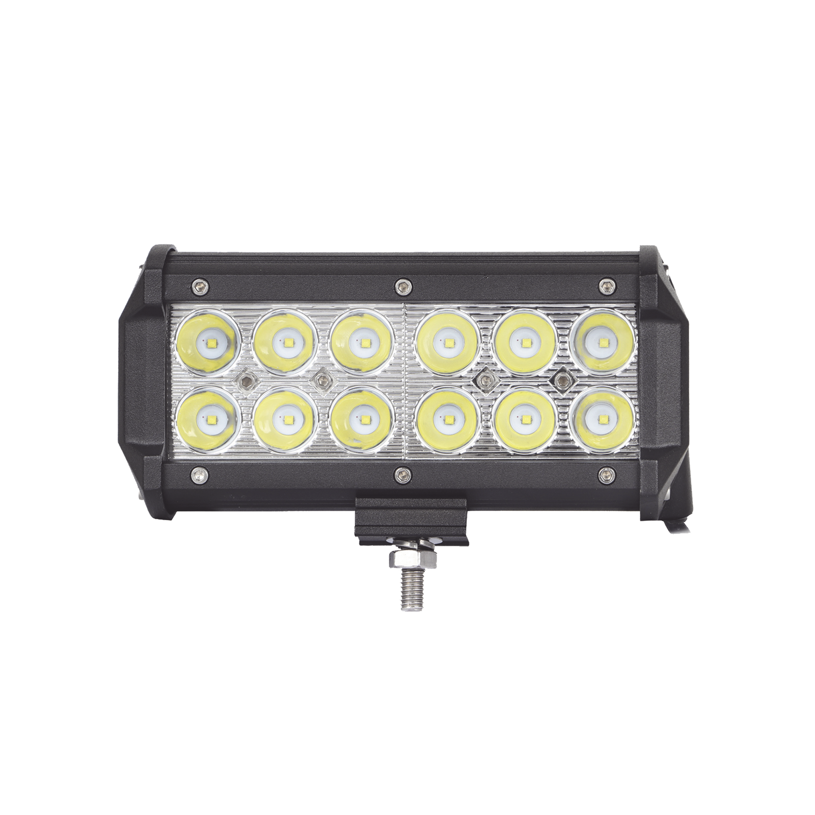 Barra de Luz de 12 LED, 1500 Lúmenes, 18 watts, 10-30 Vcc, IP67, 6.5 pulgadas