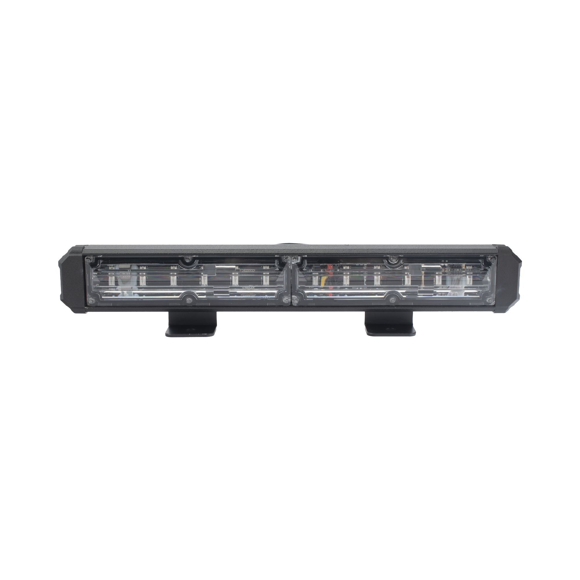 Barra de Luz de Advertencia, 2 Módulos de 6 LED, 11 Pulgadas Rojo