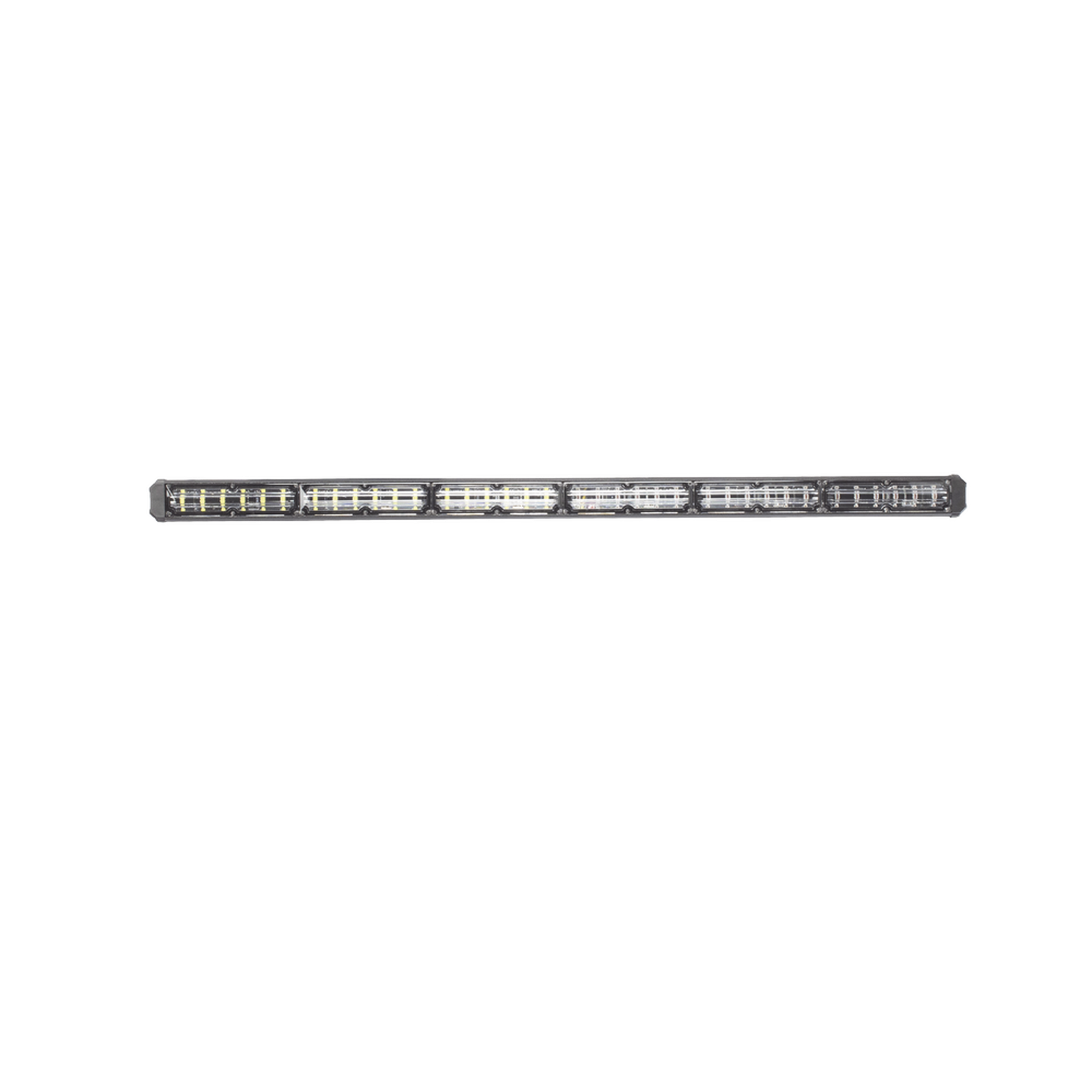 Barra de luz de advertencia de 6 Módulos de 6 LED, 30 Pulgadas, Rojo / Azul