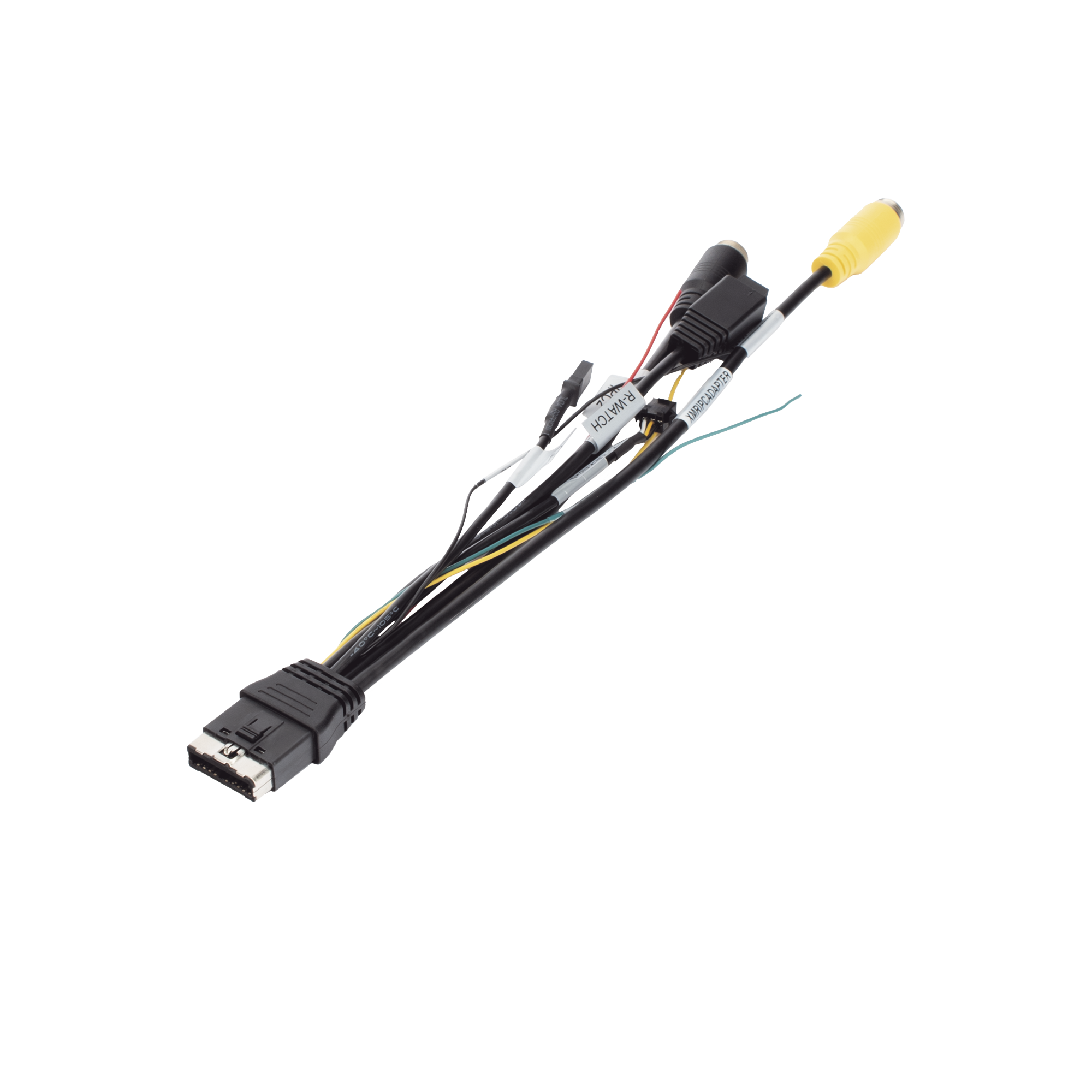 Cable adaptador / posibilita la inclusión de un canal IP, incorpora salida de video conector tipo aviación 4 pines y datos RS485 / compatible con modelo XMR406NAHD