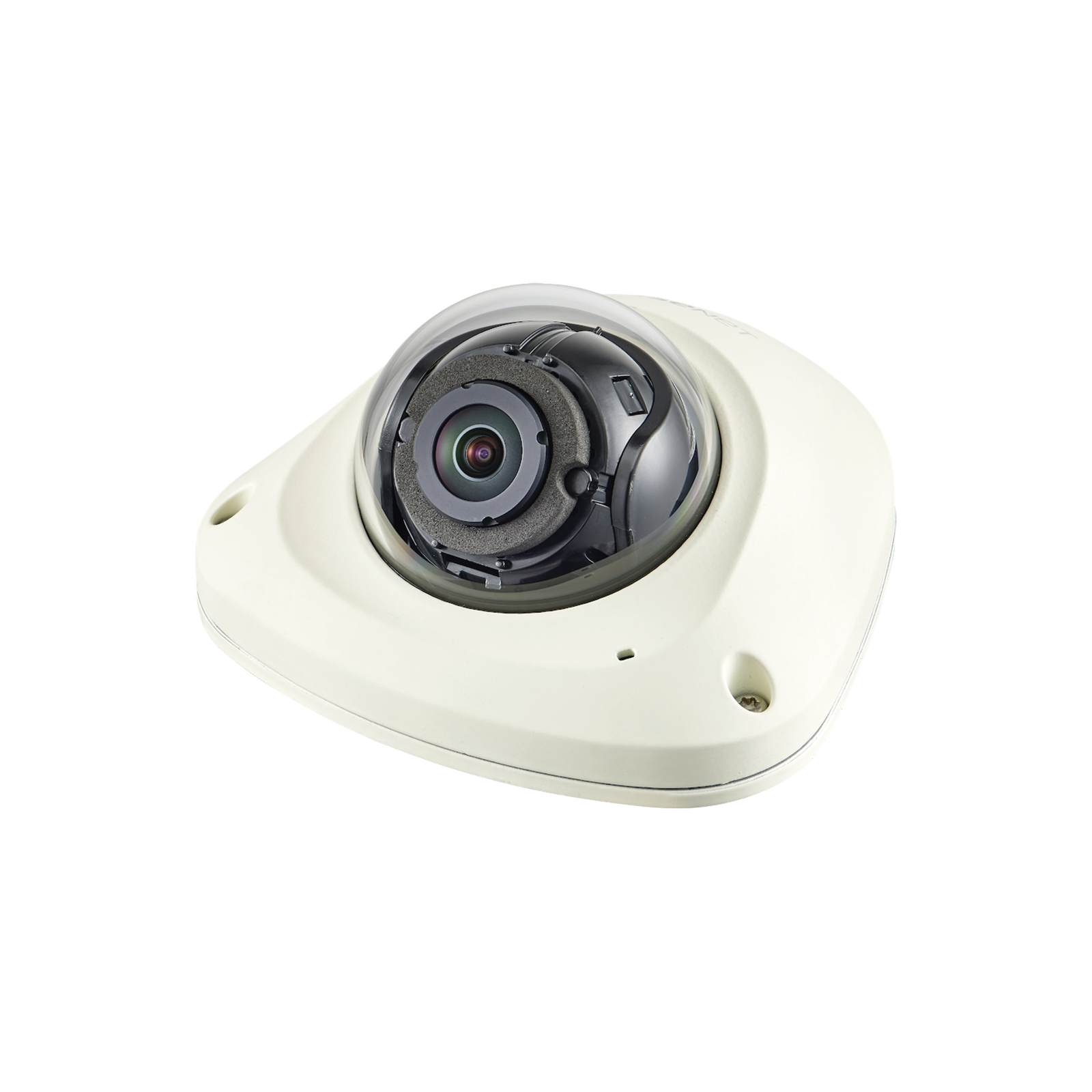 Cámara IP Mini Domo Antivandálica 2MP / Lente 2.4mm / WDR 150db / IP66 / H.265 & WiseStream II