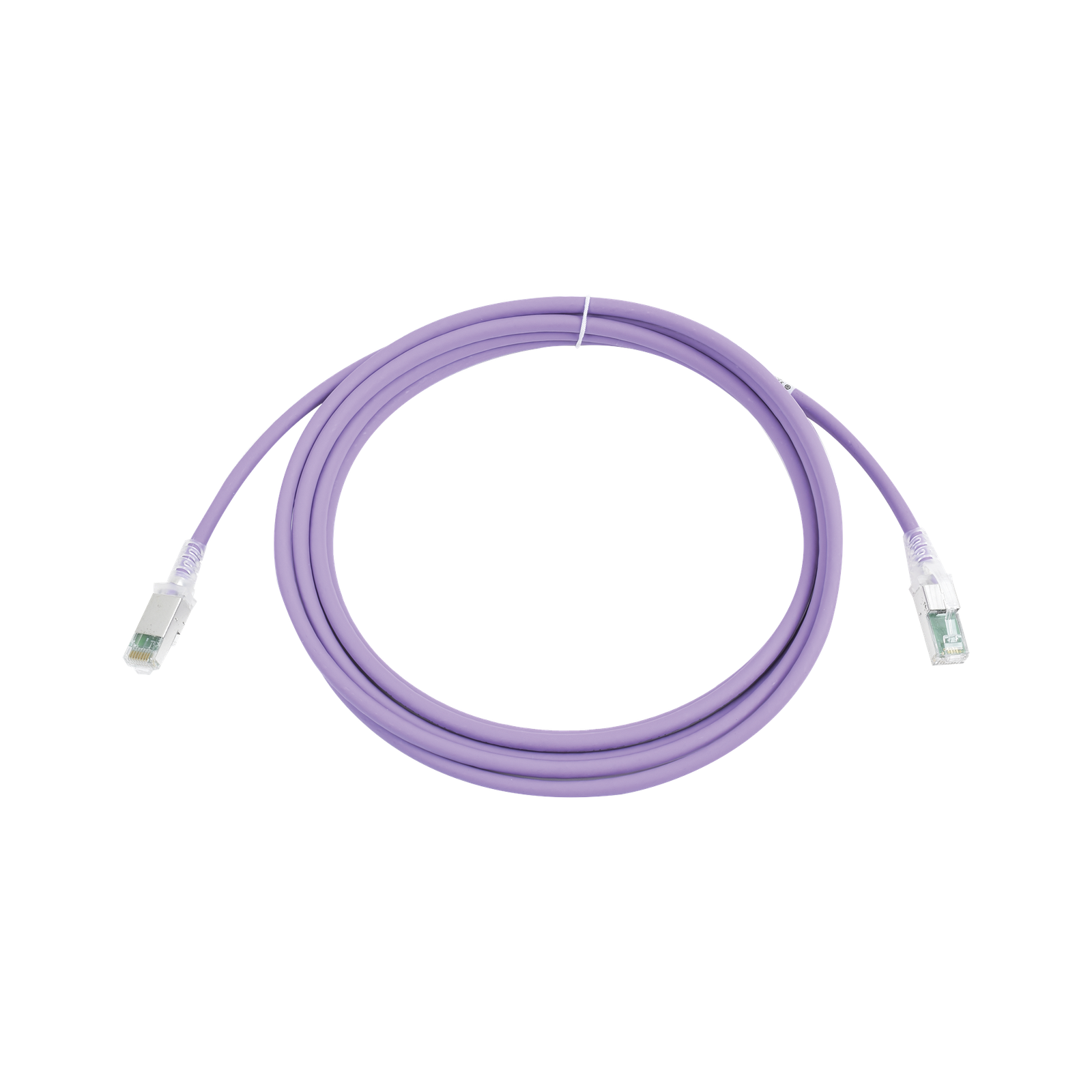 Patch Cord Z-MAX Cat6A S/FTP, CM/LS0H, 3.05 Metros (10 Pies), Color Violeta, Versión Bulk