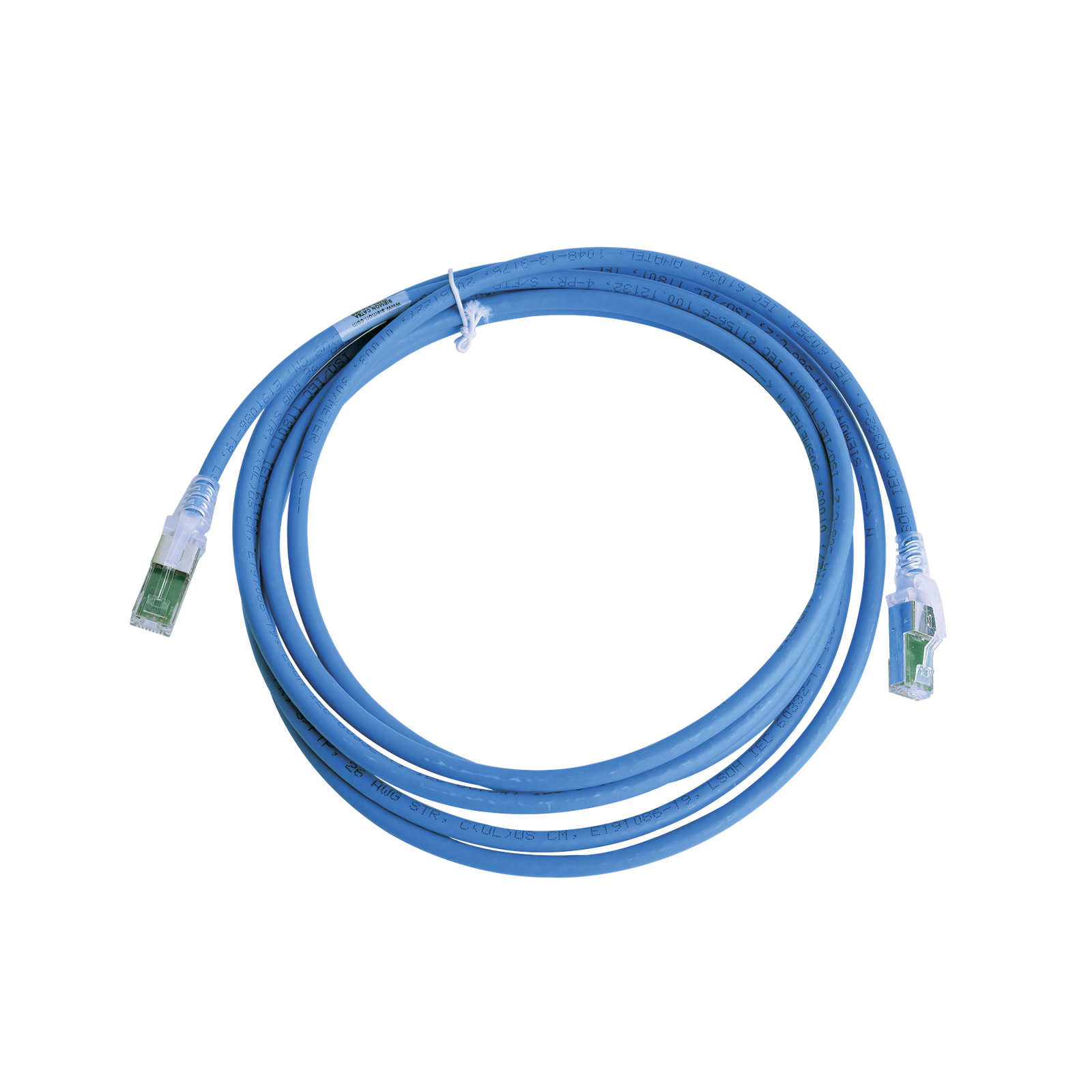 Patch Cord Z-MAX Cat6A S/FTP, CM/LS0H, 15.24 Metros (50 Pies), Color Azul