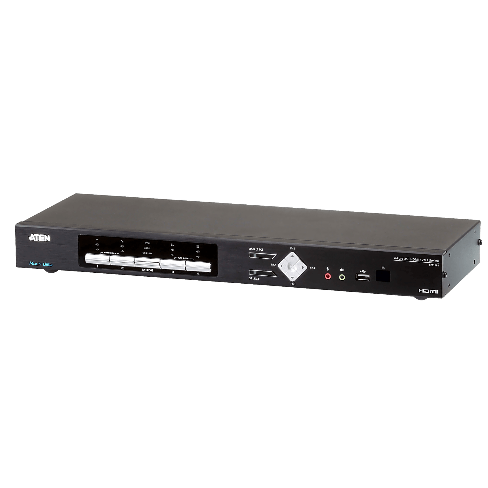 Switch KVMP Multi-View HDMI 4 Puertos USB | Resolución 4K 4096 x 2160 @ 30 Hz | Quad View | PiP / PbP / PoP | Boundless Switching | Daisy Chain Control | Video DynaSync | EDID Expert