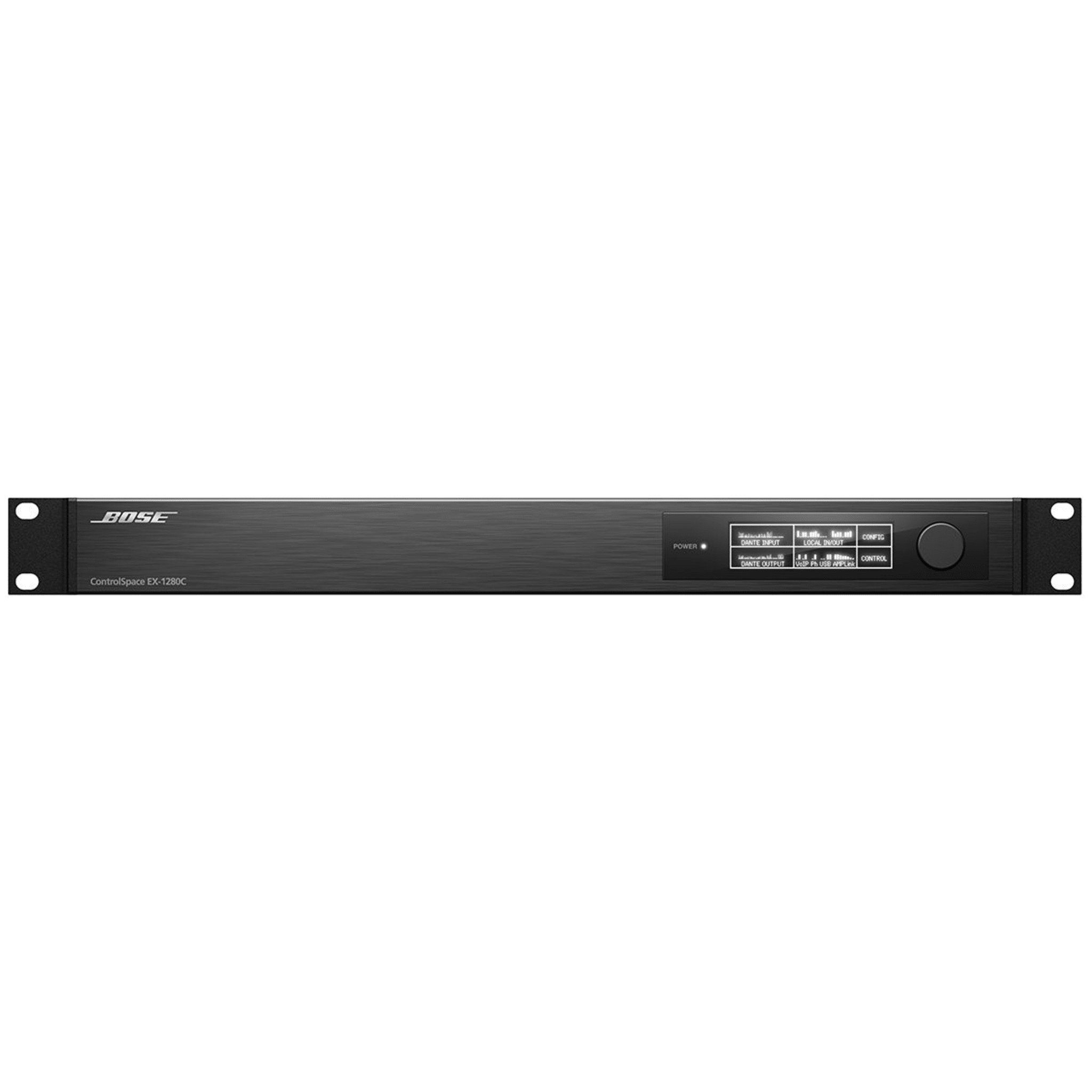 Procesador de Audio Digital Para Conferencias | Controlspace | 12 Entradas Análogas | 8 Salidas Análogas | 64x64 Dante | Display OLED Frontal
