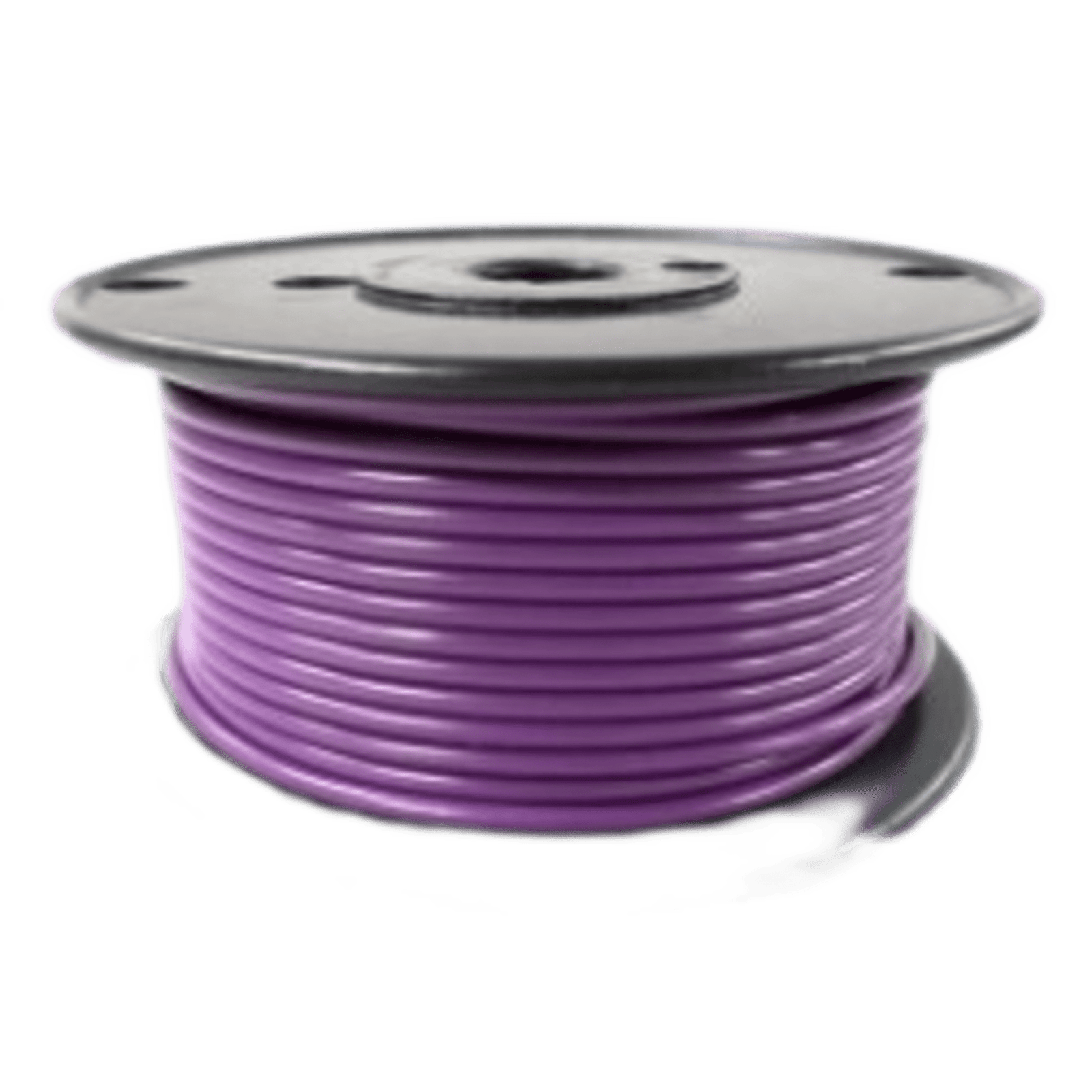 Cable Eléctrico Color Morado Calibre 14 / UL 1015-1230 / 600 Voltios / Temperatura 105°C Seco 75°C Húmedo / Cobre Estañado Clase K / Aislante PVC Retardante de Llama VW-1 / Resistente a Humedad Abrasión Ácido Com