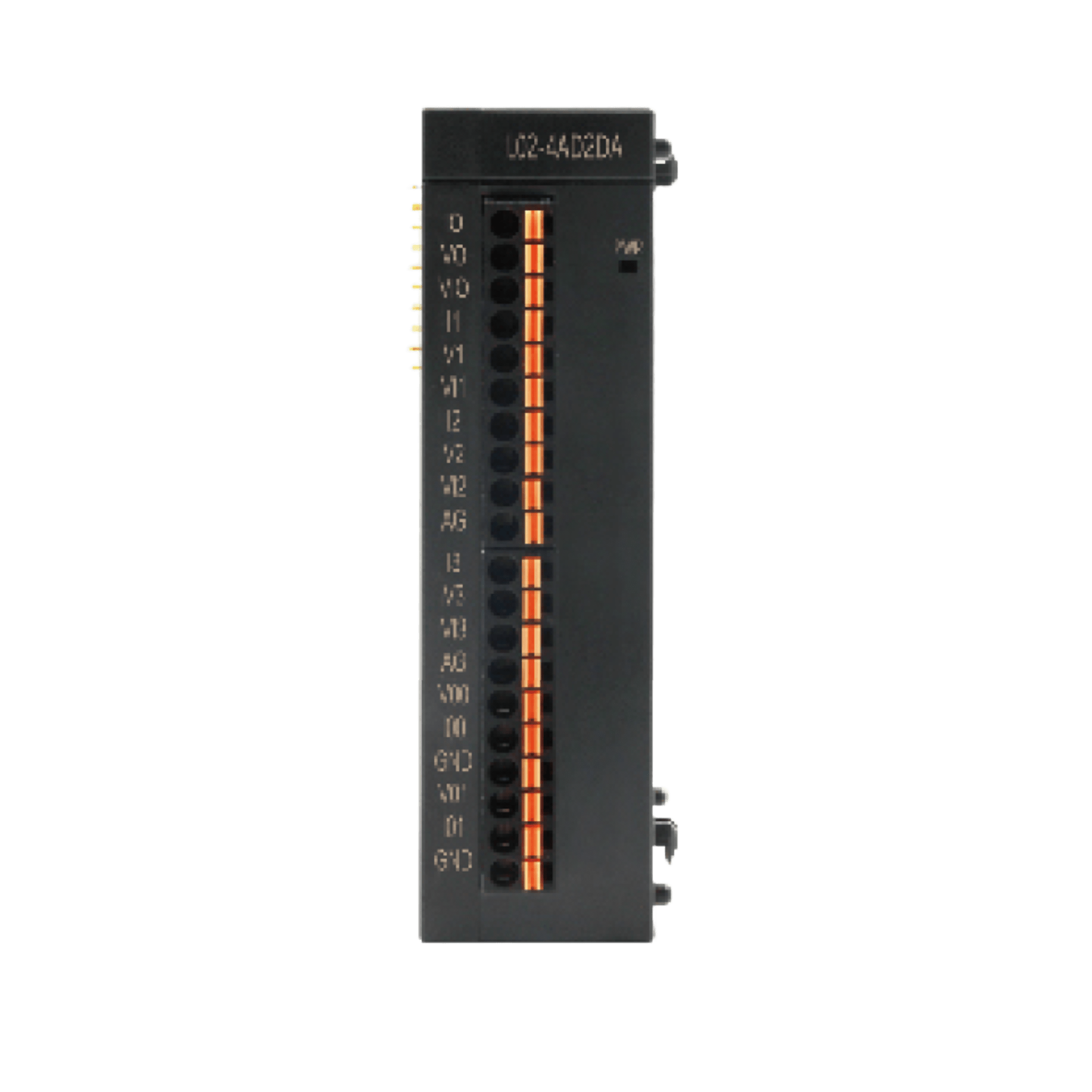 Módulo de Expansión Analógico Híbrido / 4 Entradas 16 bits / 2 Salidas 16 bits / Alta Precisión ±0.2% / Filtrado Digital Serie S / Montaje Riel DIN 25 mm (0.98 in)