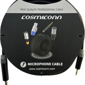 Cable 6.35mm a 3.5mm, conectores color negro MP3X-B - MTP3C-BG, length 5m