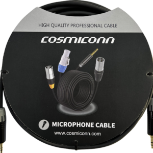 Cable 3.5mm a 3.5mm, conectores color negro MTP3C-BG, length 5m